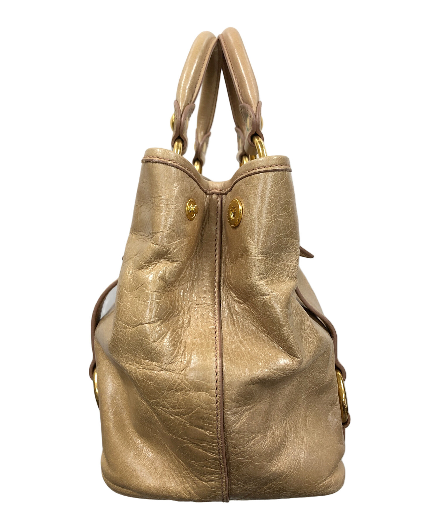 中古・古着通販】MIU MIU (ミュウミュウ) 2WAYバッグ ハンドバッグ 