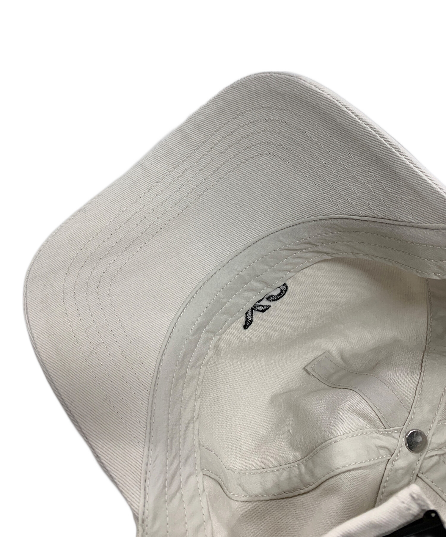Y-3 キャップ 帽子 ホワイト 中古・古着通販】Y-3 (ワイスリー) キャップ DAD CAP（ダッド キャップ