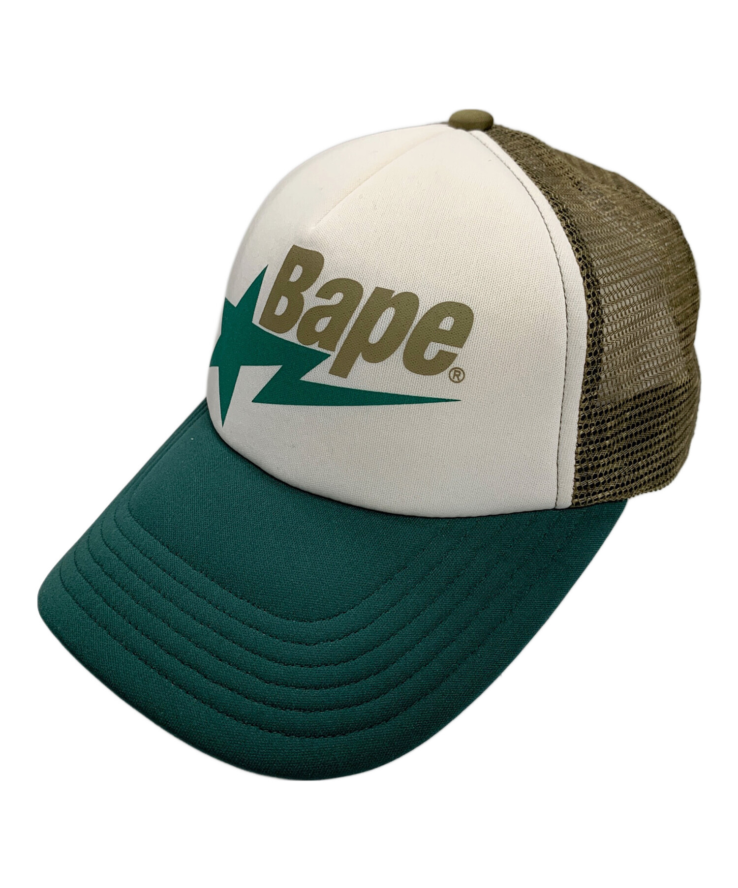 OLD APE アベイシングエイプ 00s メッシュ キャップ A BATHING APE - A BATHING APE ア ベイシング エイプ キャップ | 00s