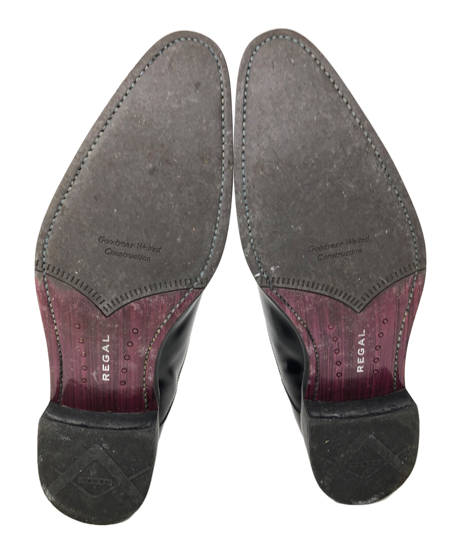 新品　未使用　REGAL ブラック ドレスシューズ　メンズ　サイズ25cm 中古・古着通販】REGAL (リーガル) ドレスシューズ ブラック サイズ