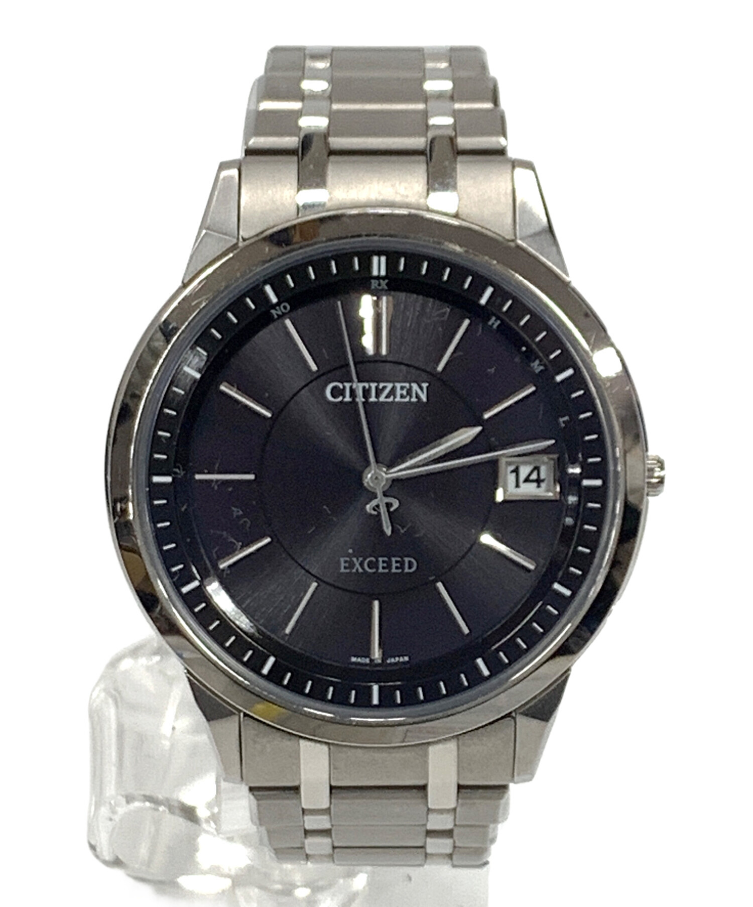 中古・古着通販】CITIZEN (シチズン) 腕時計 電波ソーラー エクシード 