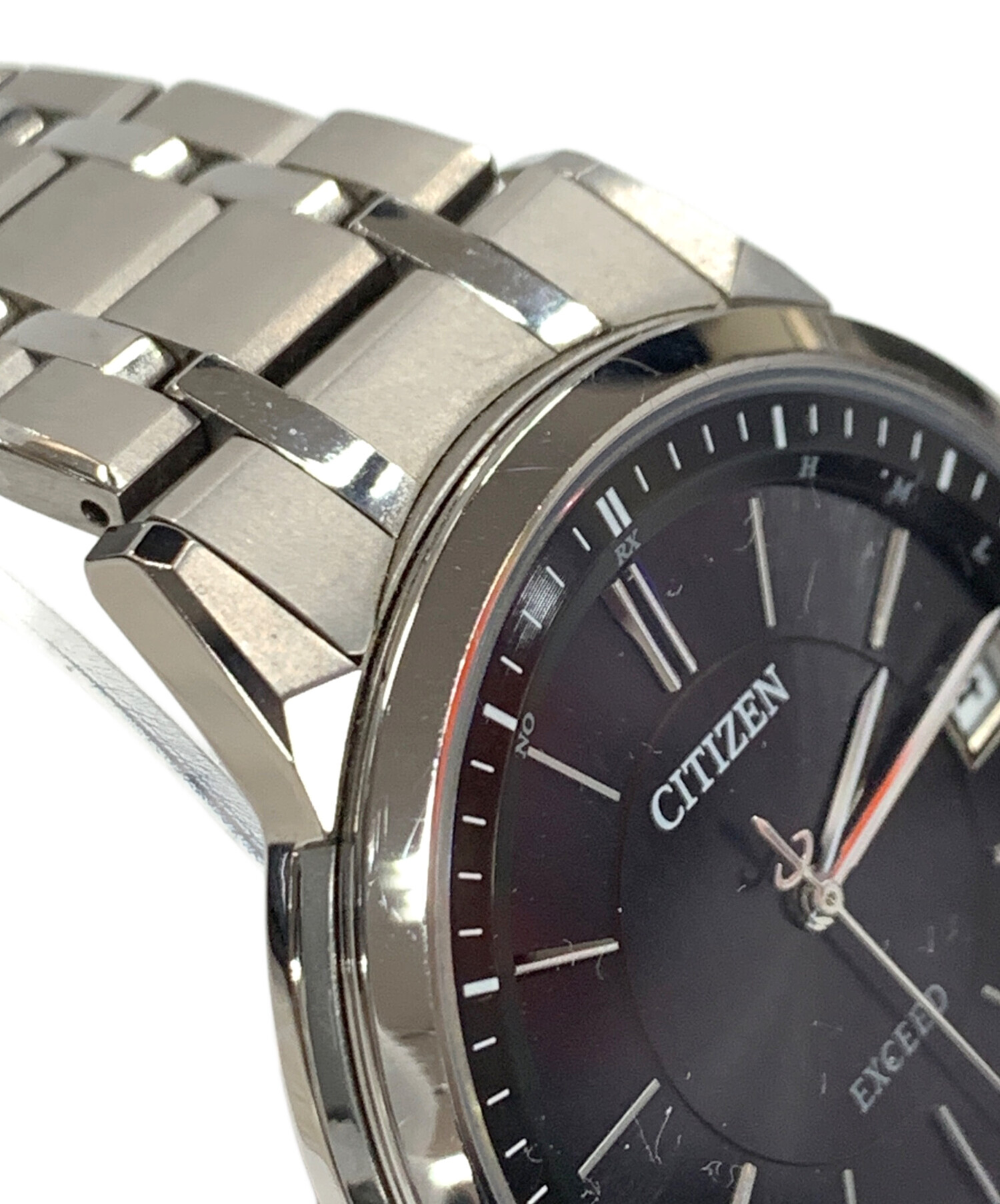 シチズン　エクシード　H113-T016189 電波ソーラー 中古・古着通販】CITIZEN (シチズン) 腕時計 電波ソーラー エクシード