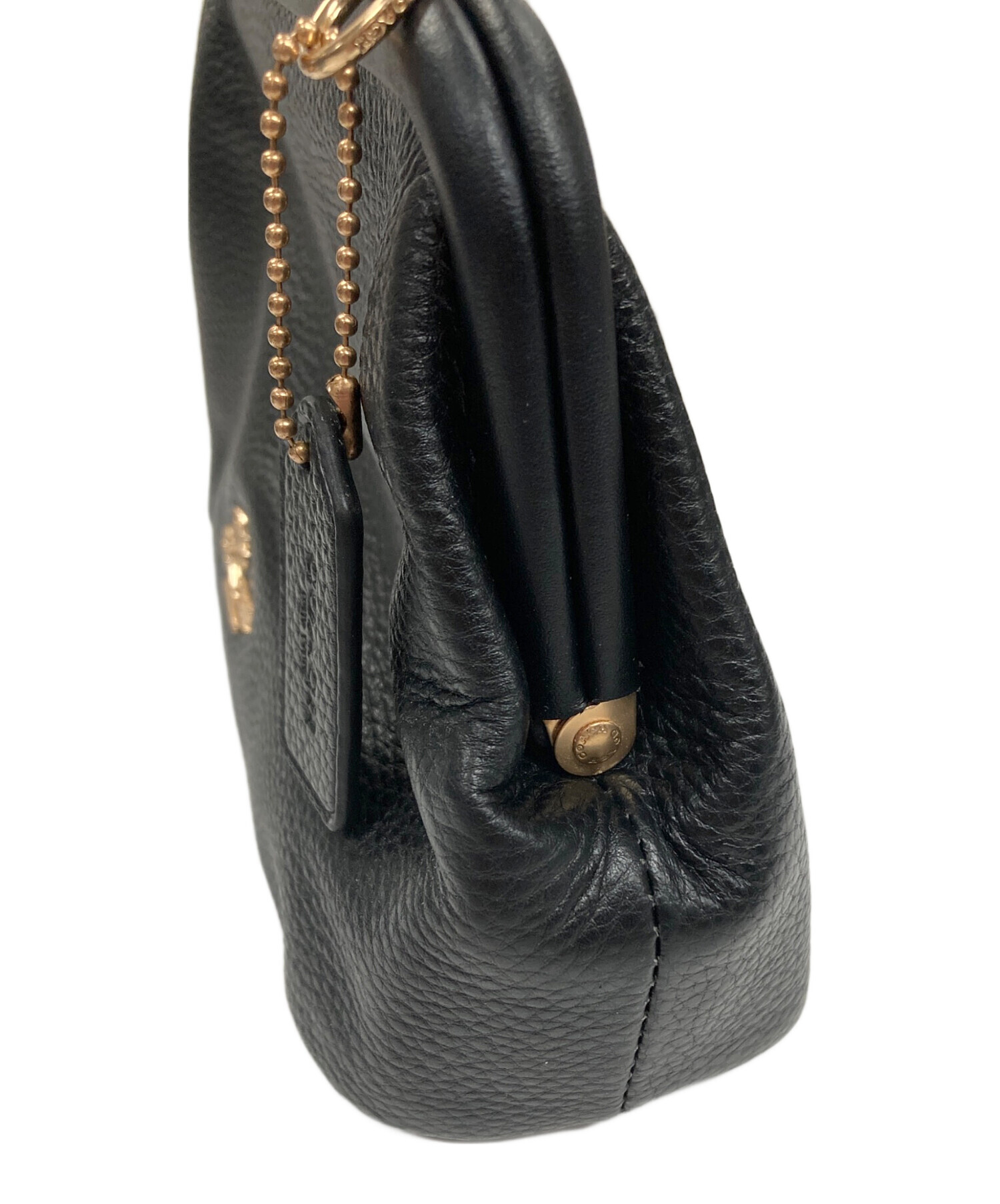 中古・古着通販】COACH (コーチ) ショルダーバッグ がま口タイプ