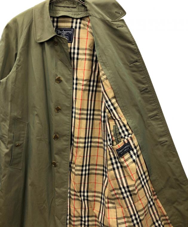 中古・古着通販】BURBERRY (バーバリー) ステンカラーコート オリーブ