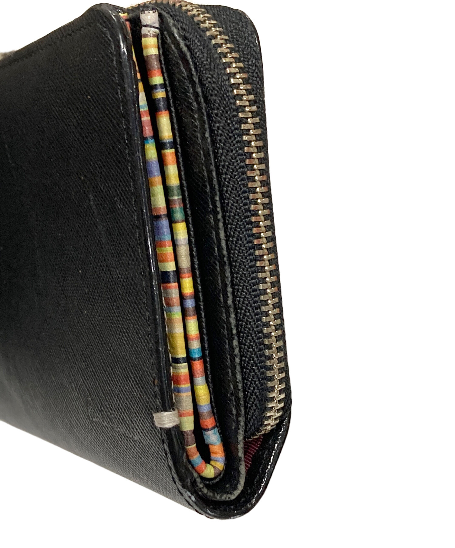 中古・古着通販】PAUL SMITH (ポールスミス) 2つ折り財布 ジップ