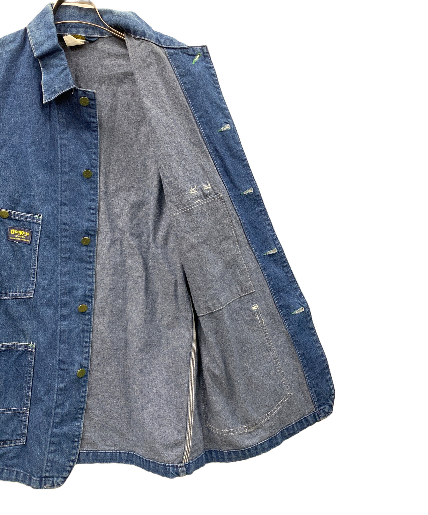 OSHKOSH B'GOSH カバーオール リジッド USA製 60s 38 中古・古着通販】OSH KOSH B'gosh (オシュコシュ ビゴッシュ