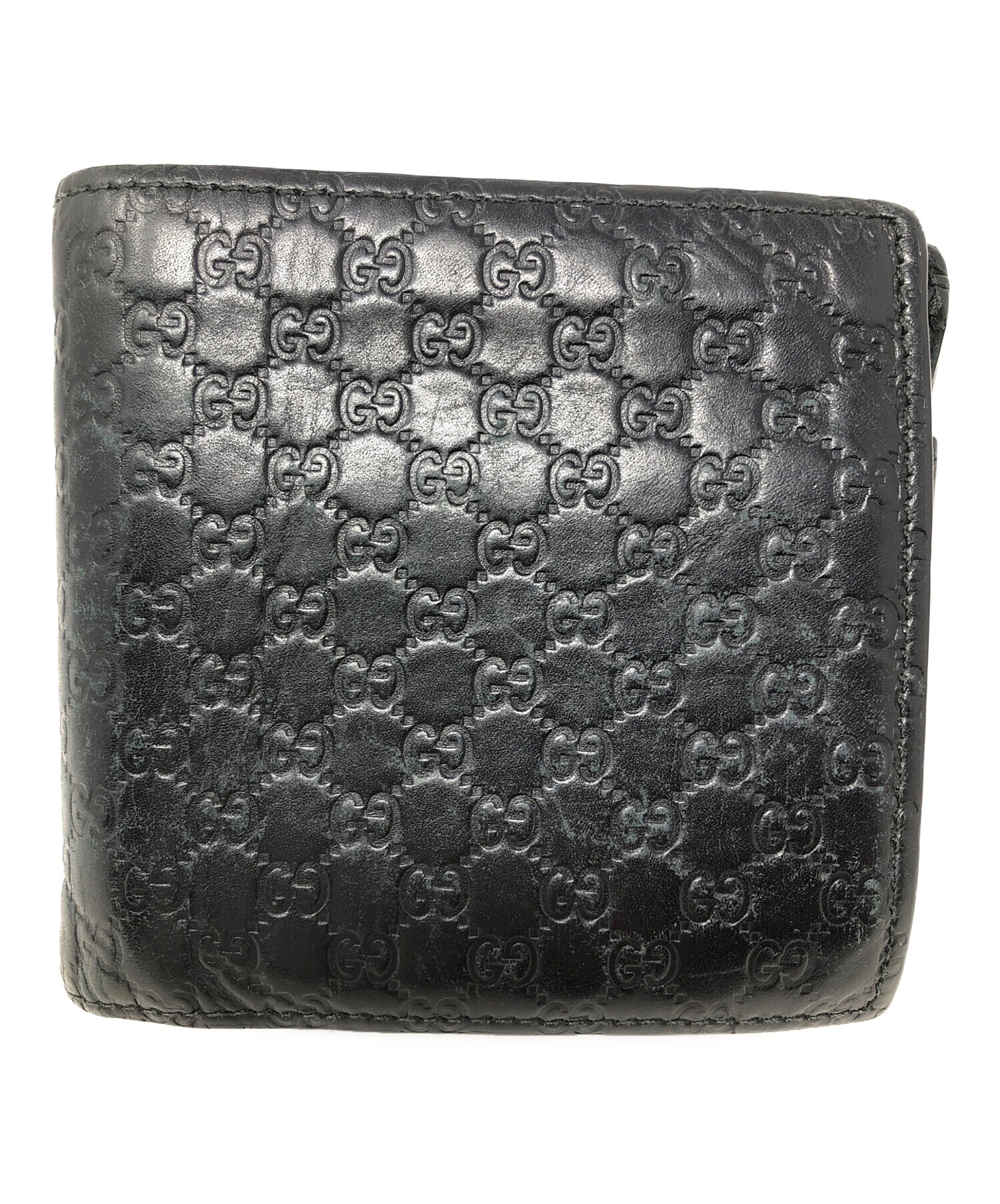 中古・古着通販】GUCCI (グッチ) 2つ折り財布 マイクログッチシマ