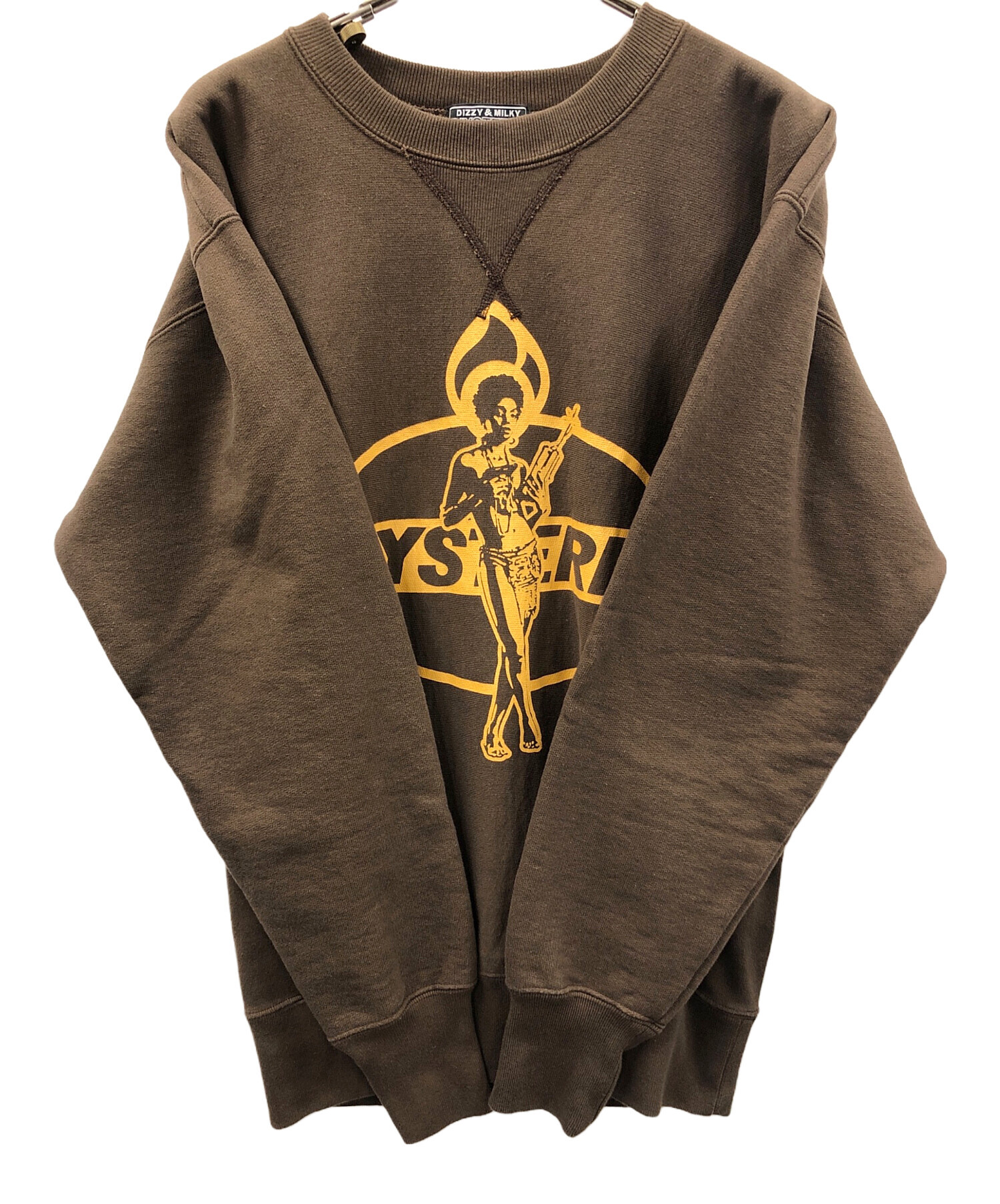 【美品L】HYSTERIC GLAMOUR スウェット ダイナマイト ブラウン 中古・古着通販】Hysteric Glamour (ヒステリックグラマー) スウェット