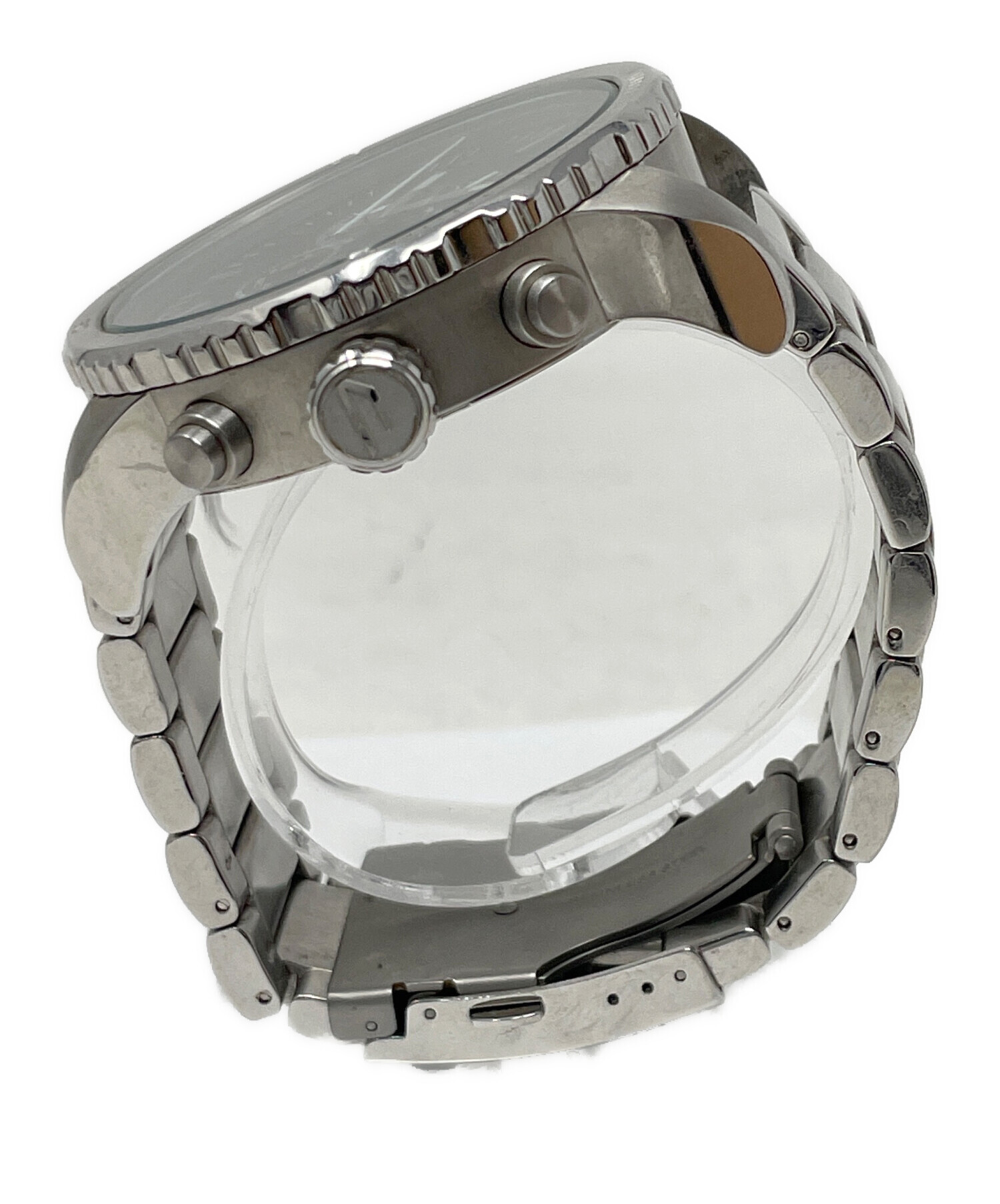 DIESEL 時計　中古 中古・古着通販】DIESEL (ディーゼル) 腕時計 グレー｜ブランド・古着
