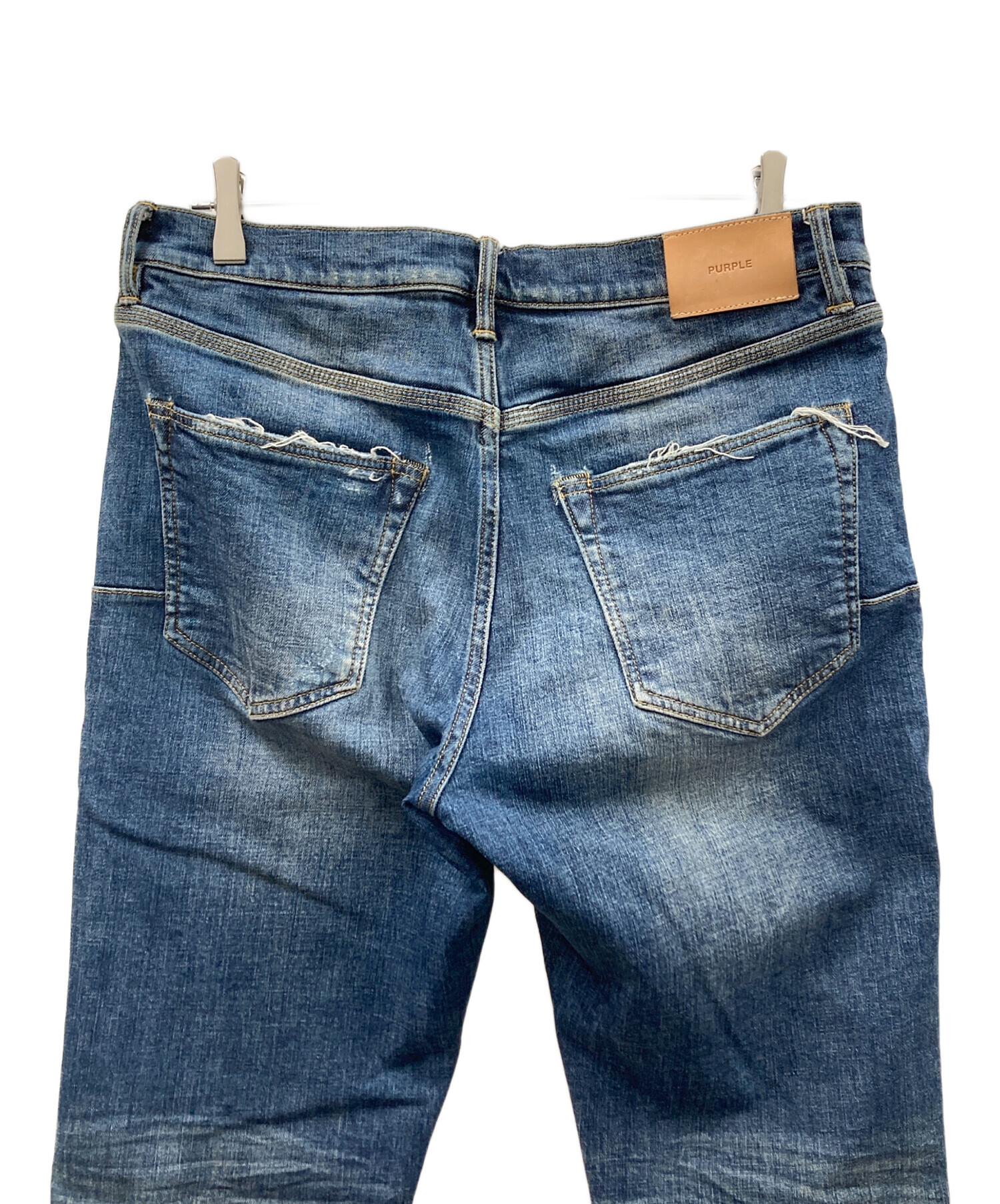 中古・古着通販】PURPLE (パープル) デニムパンツ インディゴ サイズ