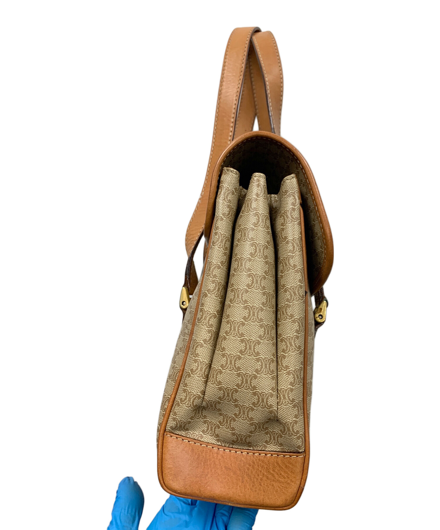 中古・古着通販】CELINE (セリーヌ) ハンドバッグ サイズ:実寸サイズに 