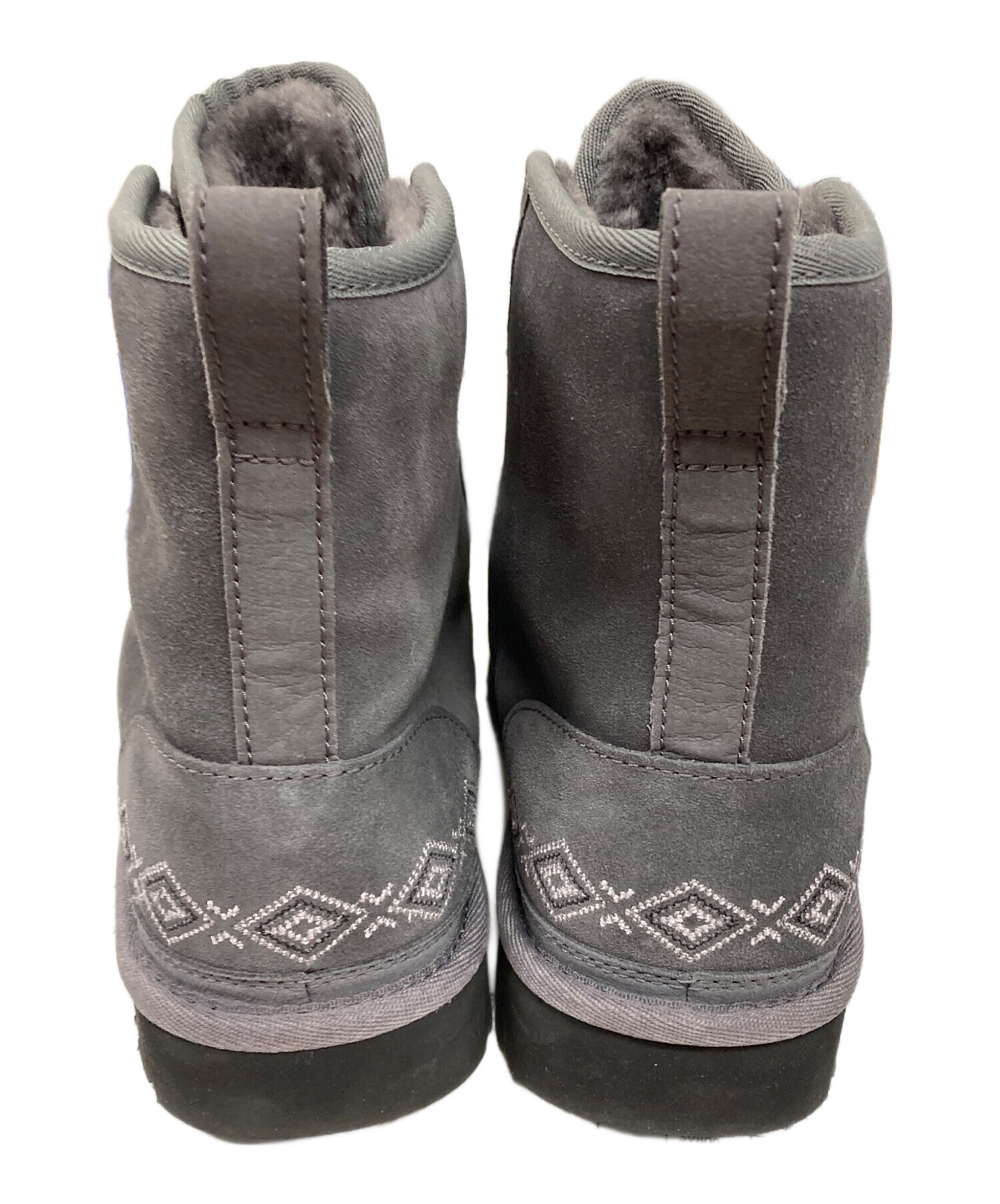 中古・古着通販】UGG (アグ) ムートンブーツ グレー サイズ:27cm