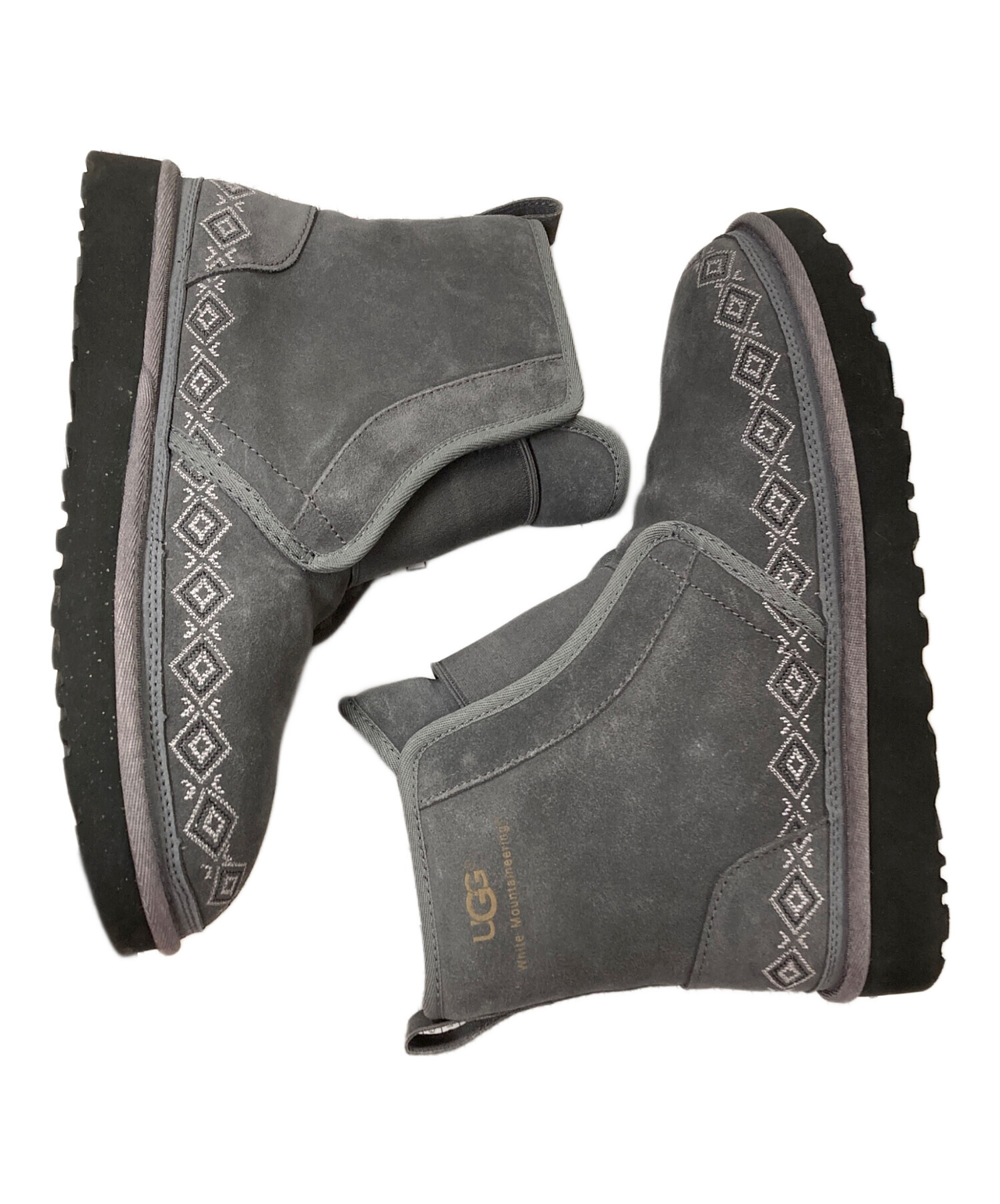 中古・古着通販】UGG (アグ) ムートンブーツ グレー サイズ:27cm