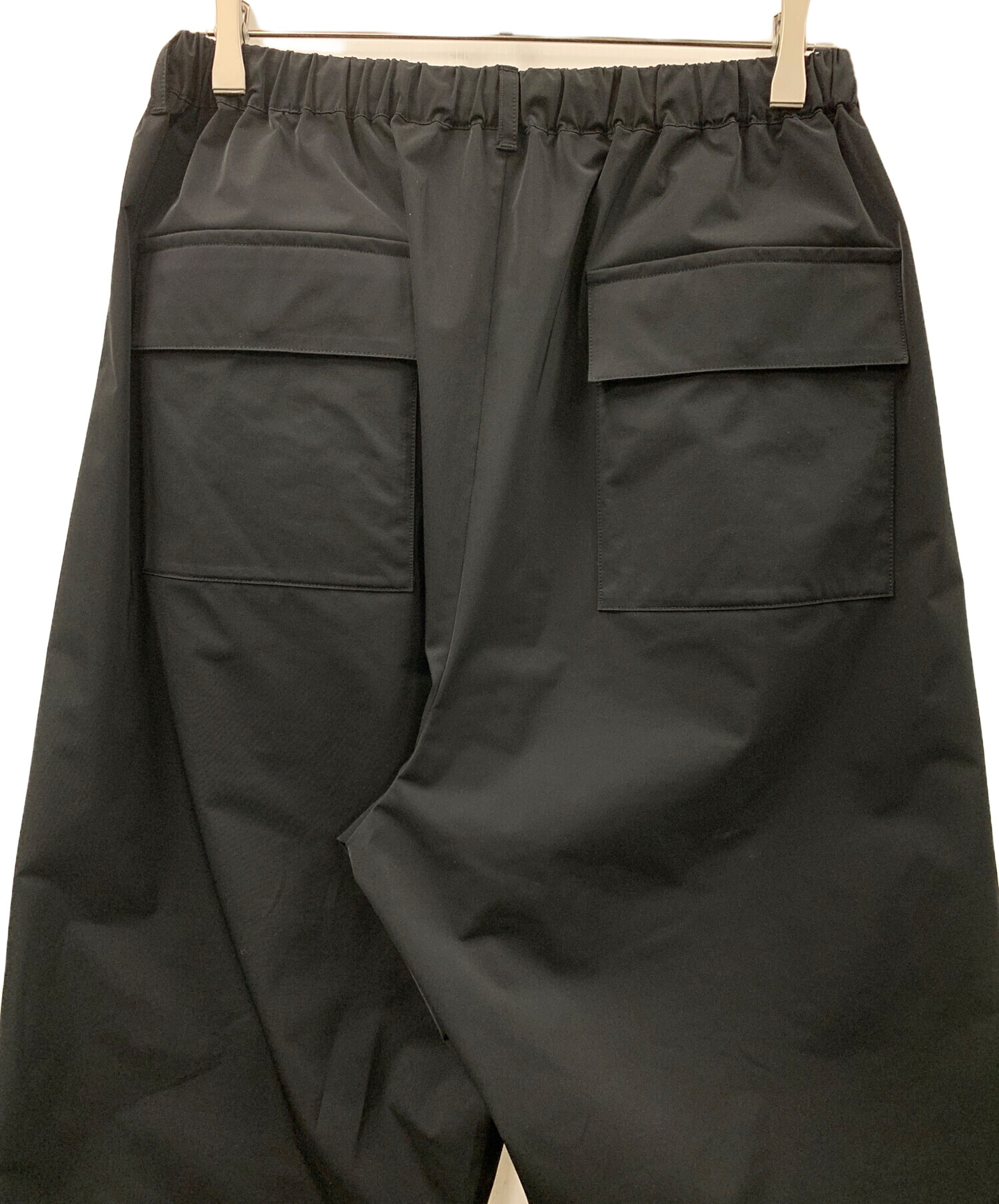 中古・古着通販】SU (ス) イージーパンツ ブラック サイズ:48 未使用品