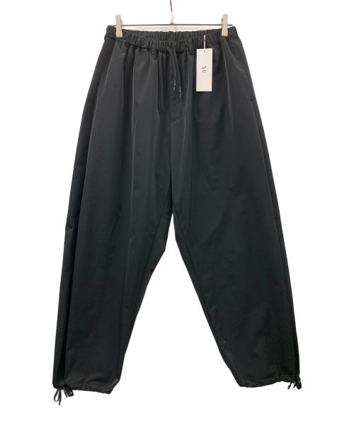 中古・古着通販】SU (ス) イージーパンツ ブラック サイズ:48 未使用品