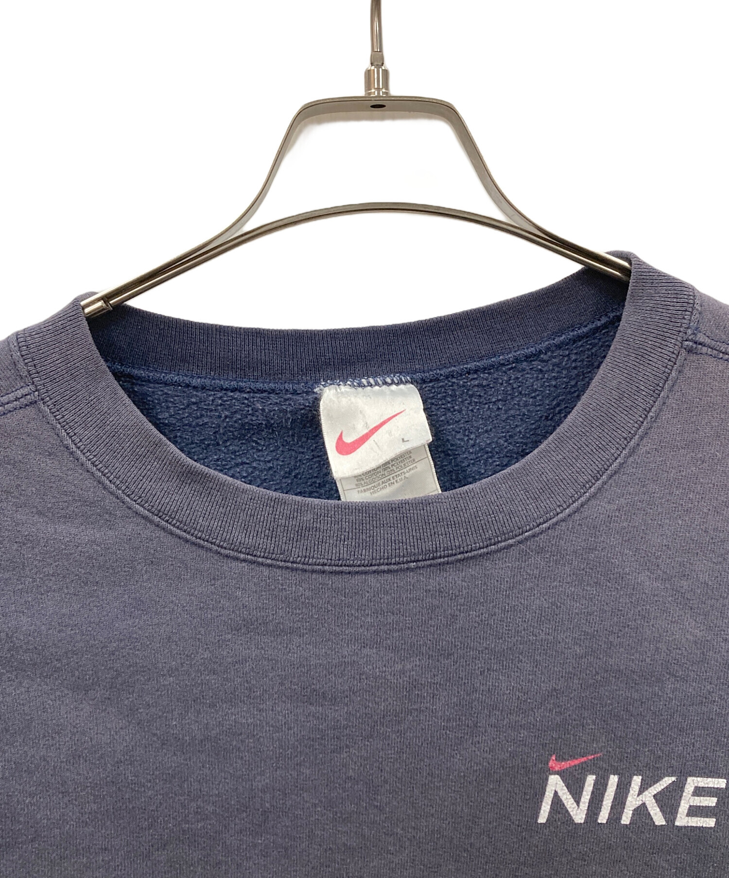 中古・古着通販】NIKE (ナイキ) スウェット ネイビー サイズ:L