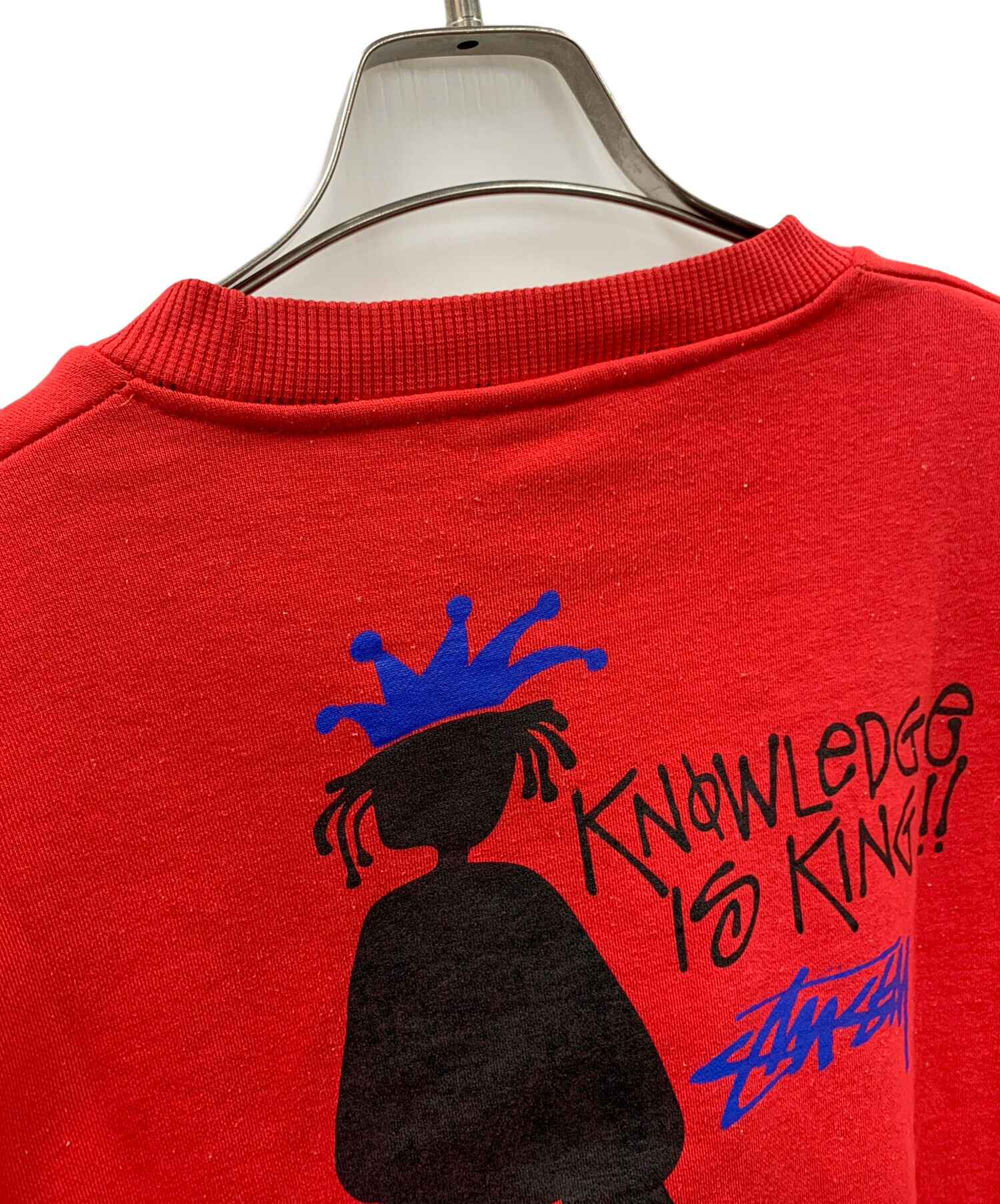 中古・古着通販】stussy (ステューシー) スウェット レッド サイズ:L