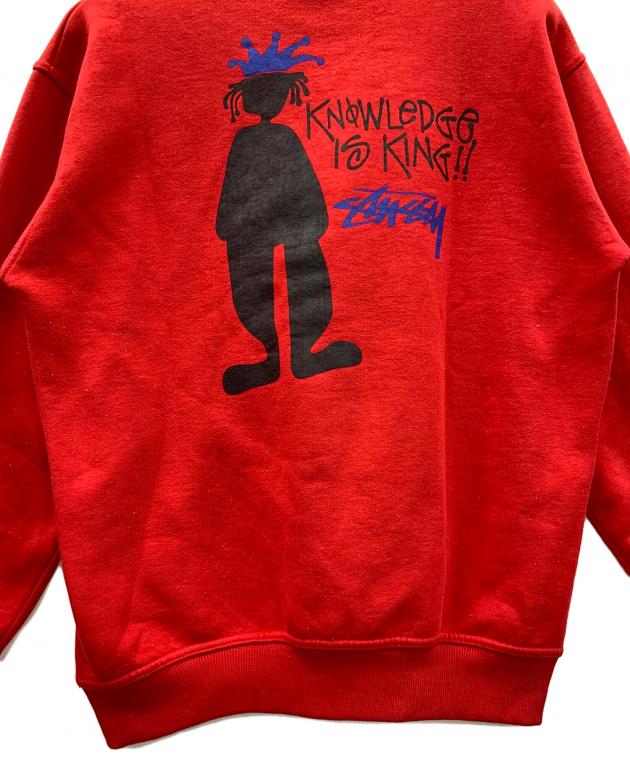 中古・古着通販】stussy (ステューシー) スウェット レッド サイズ:L