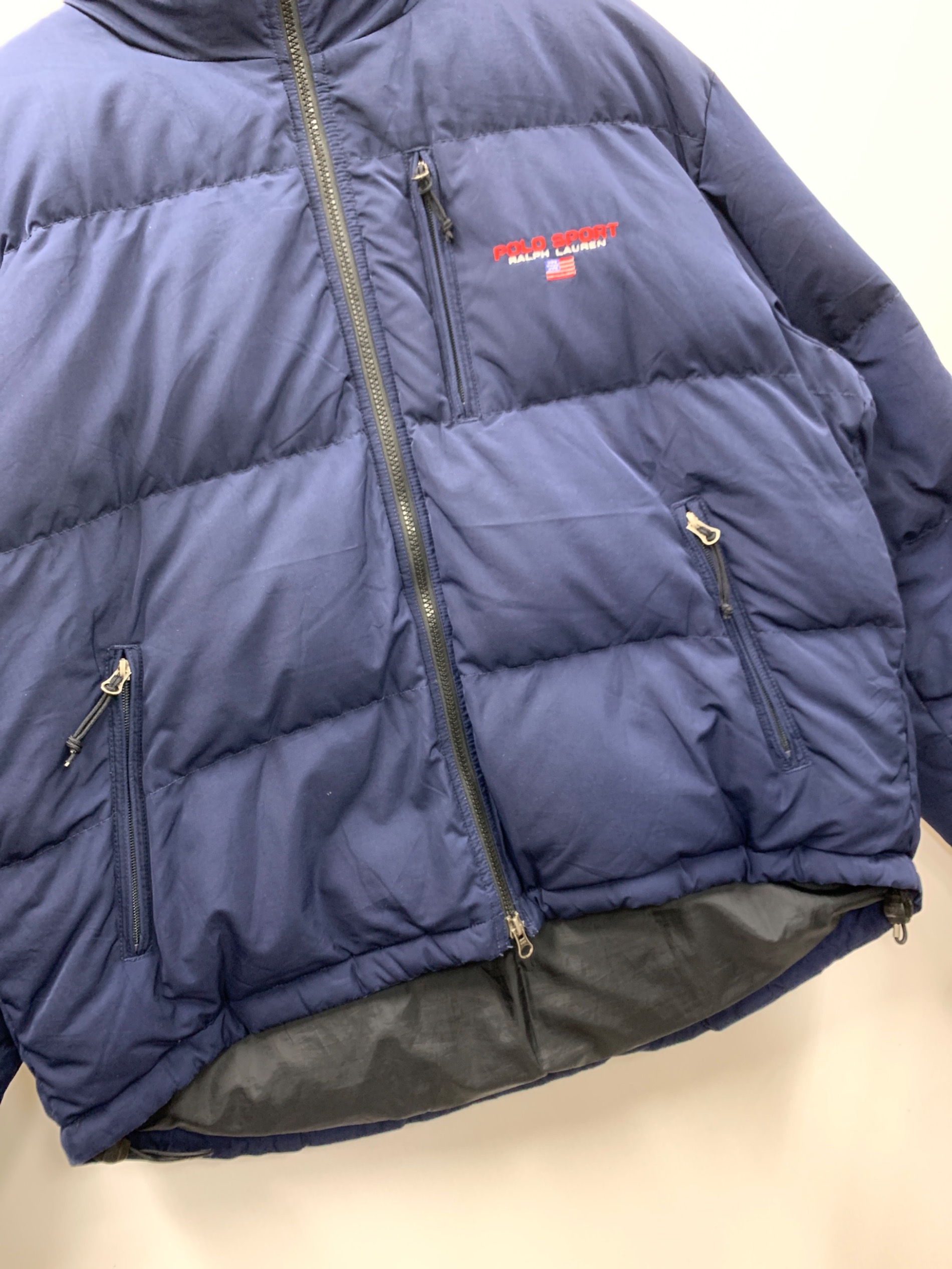 追記ありPolo Sport ネイビー 中綿ジャケット LLサイズ　メンズ中古品 中古・古着通販】POLO SPORT (ポロスポーツ) ダウンジャケット ブルー