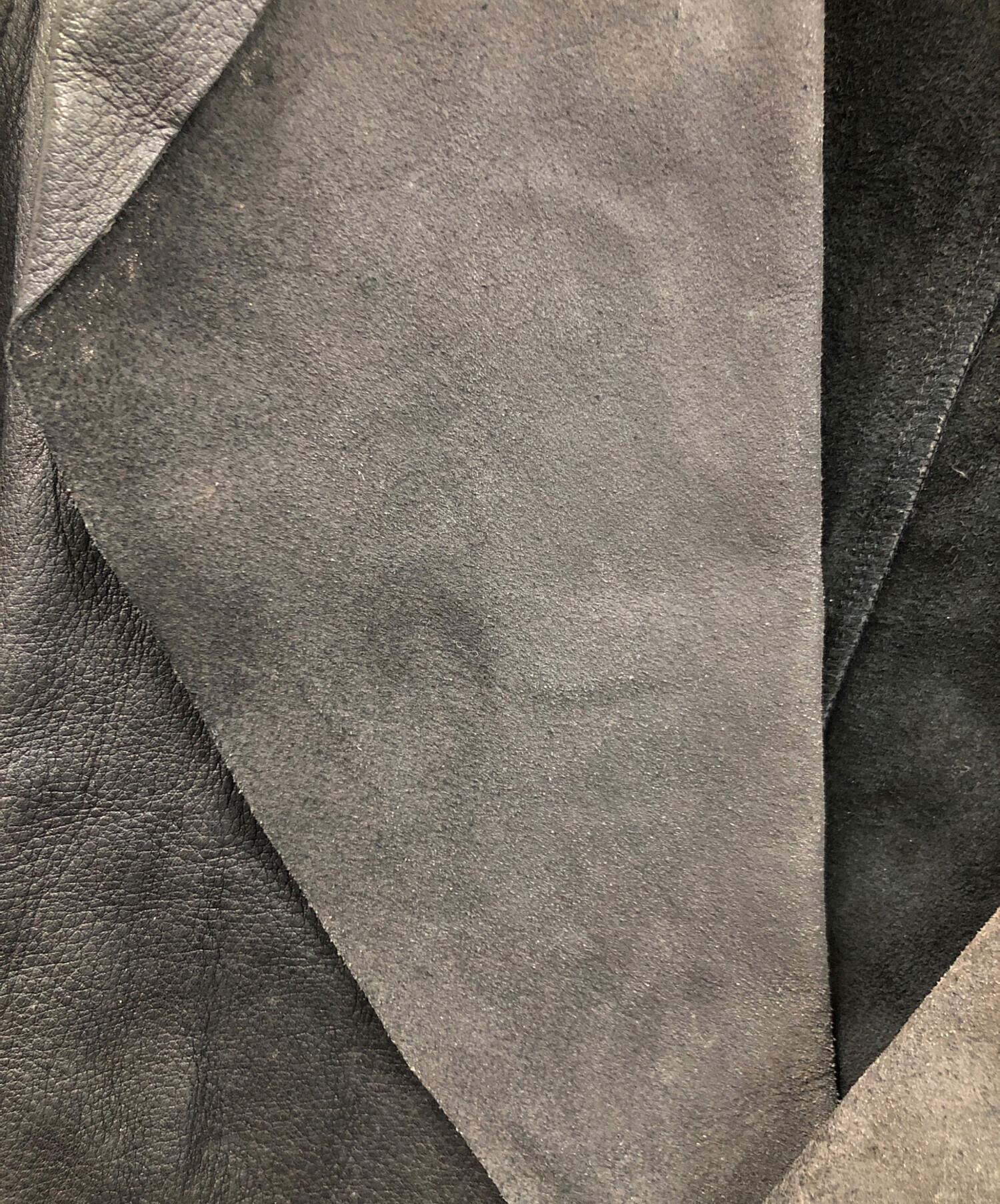 中古・古着通販】Obelisk (オベリスク) レザージャケット ブラック