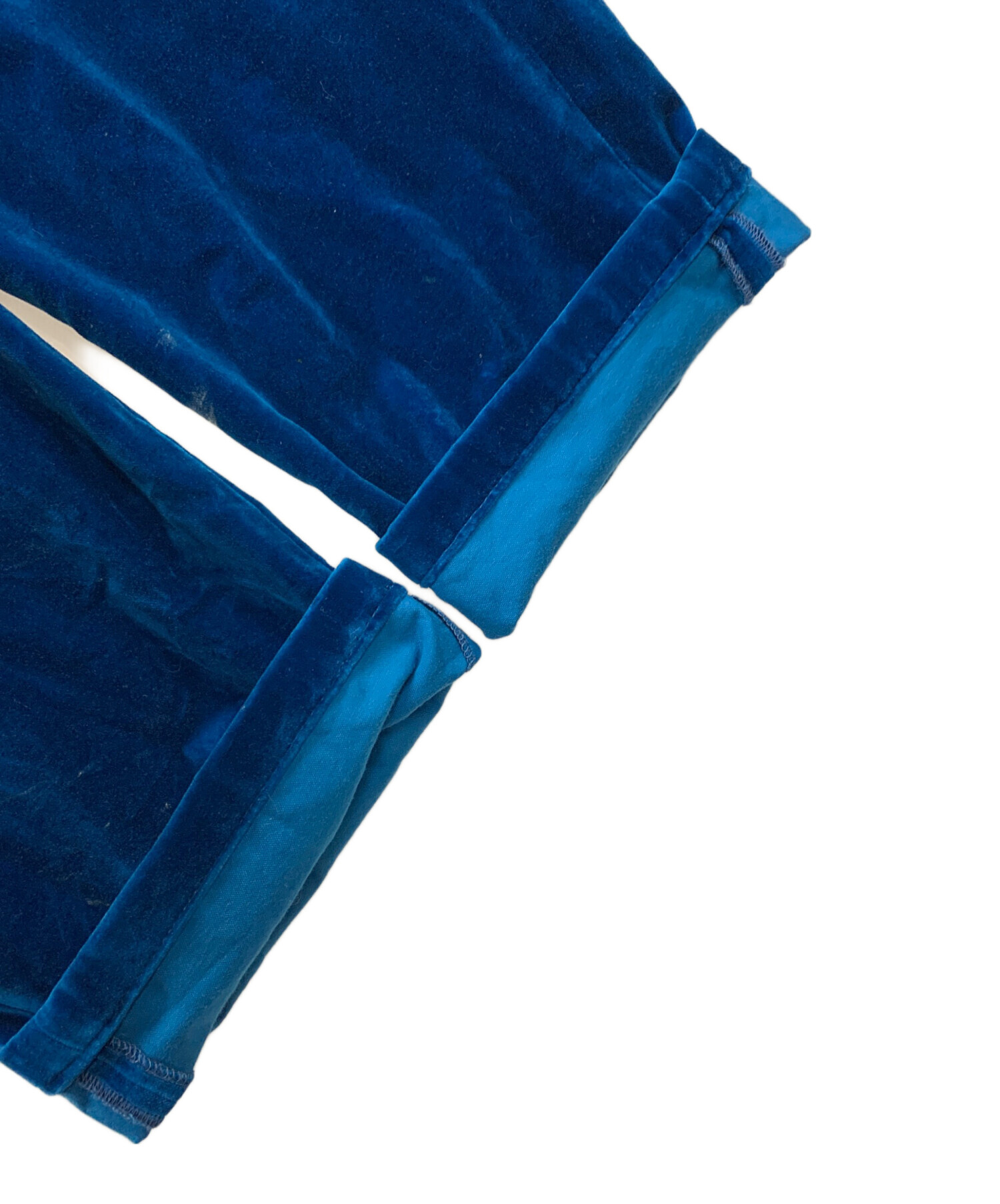 中古・古着通販】SUPREME (シュプリーム) ベロアパンツ ブルー サイズ