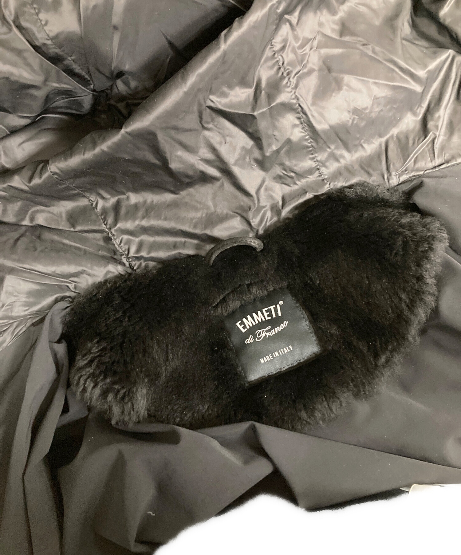 中古・古着通販】EMMETI (エンメティ) ニットスリーブムートンダウン
