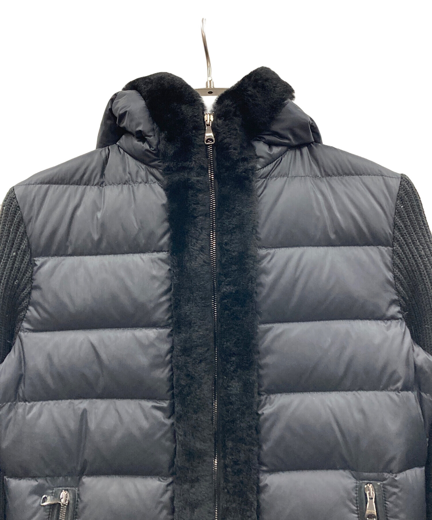 中古・古着通販】EMMETI (エンメティ) ニットスリーブムートンダウン