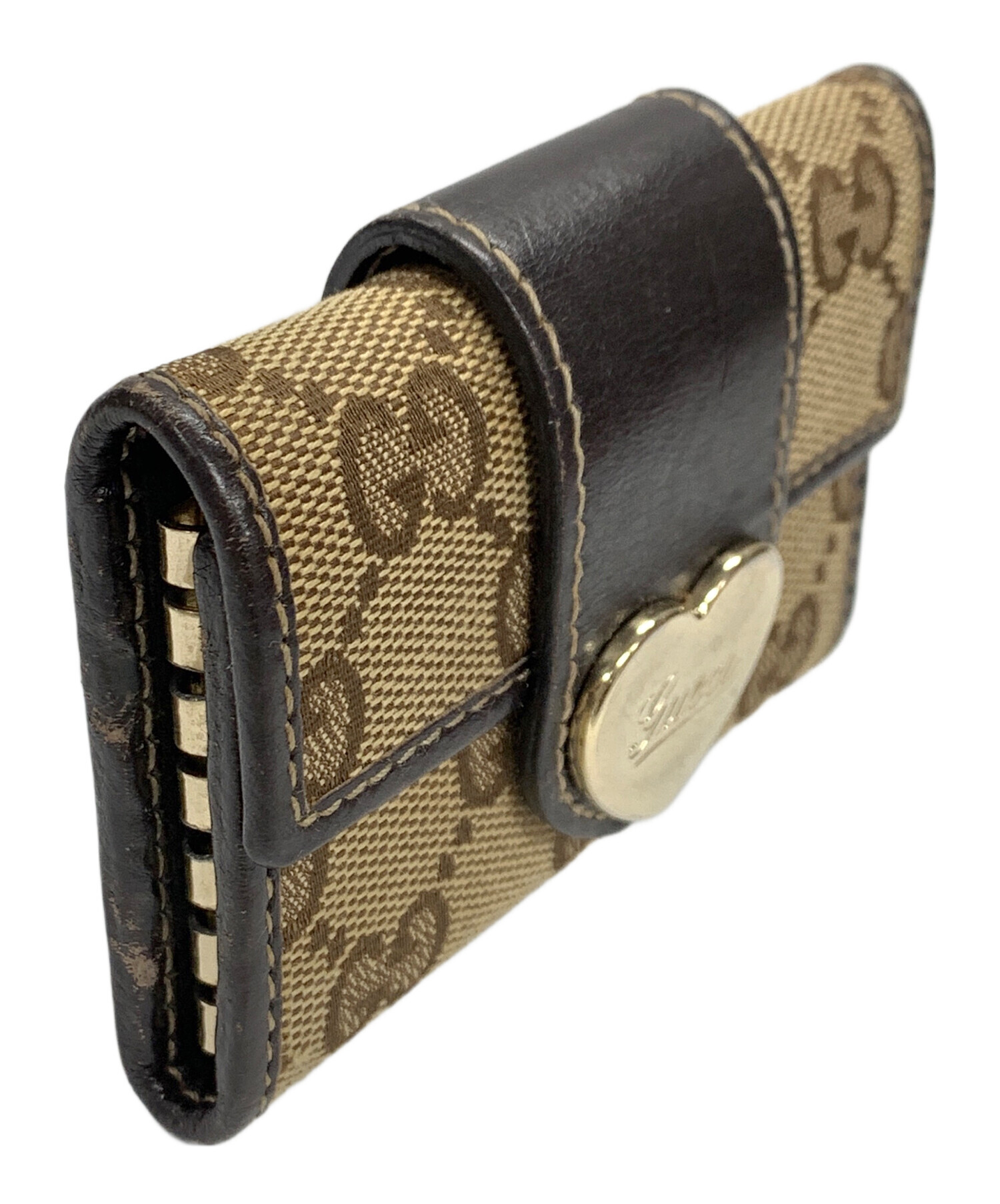 中古・古着通販】GUCCI (グッチ) キーケース 6連 ベージュ サイズ