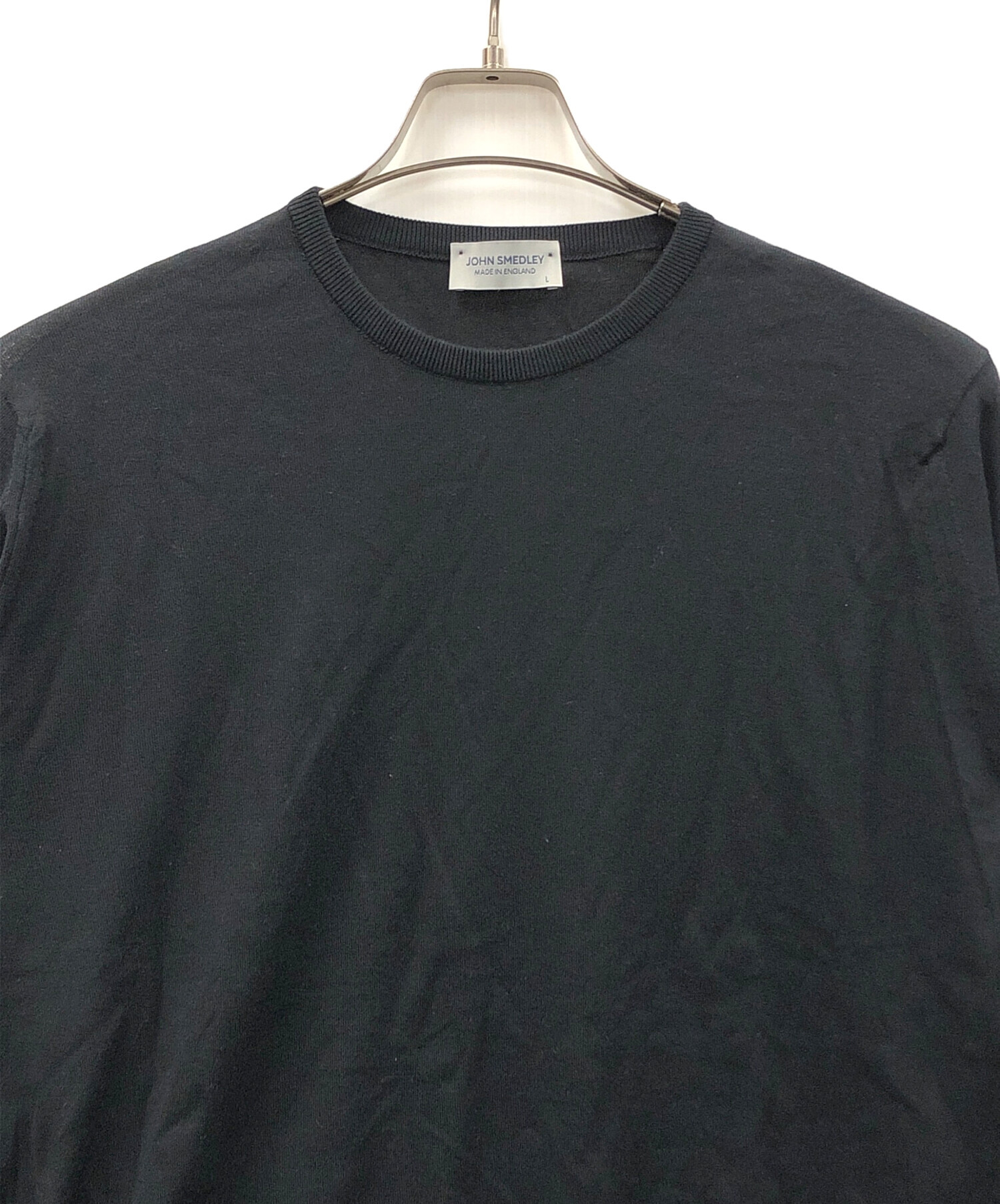 中古・古着通販】JOHN SMEDLEY (ジョンスメドレー) ニット ブラック 