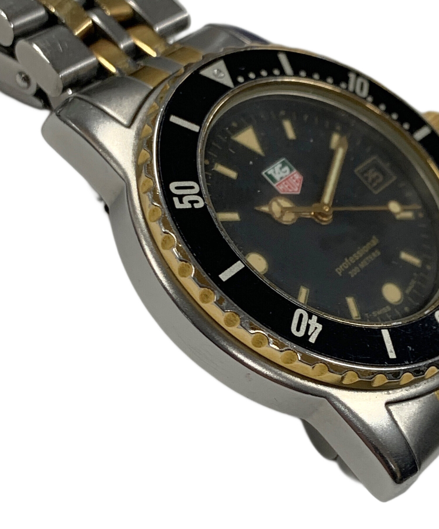 中古・古着通販】TAG HEUER (タグホイヤー) 腕時計 クォーツ ブラック