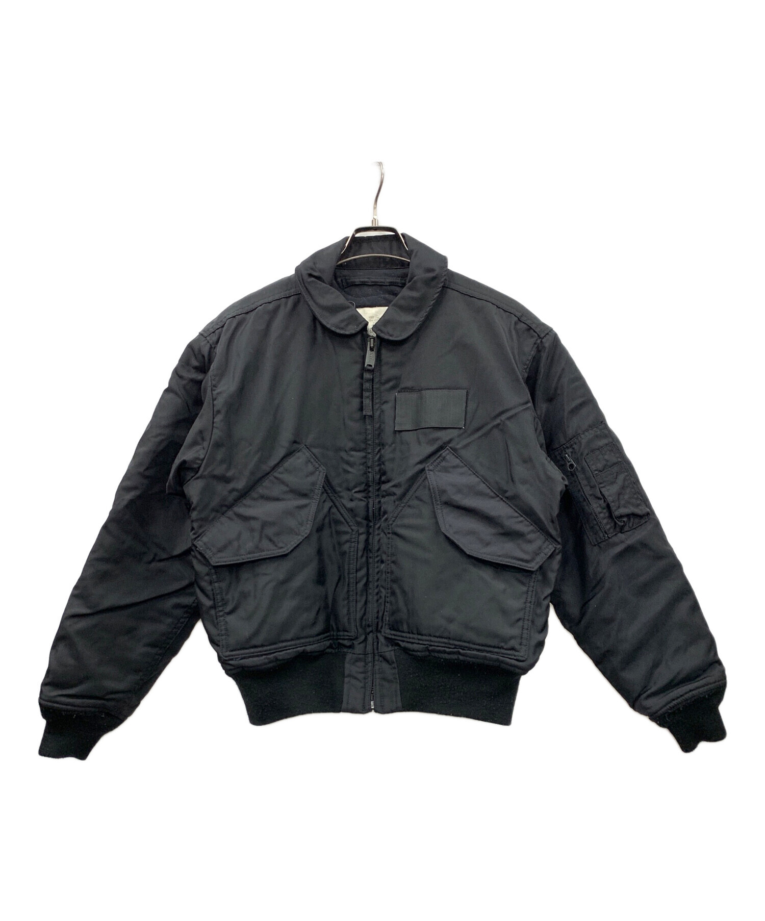 中古・古着通販】HOUSTON (ヒューストン) フライトジャケット ブラック