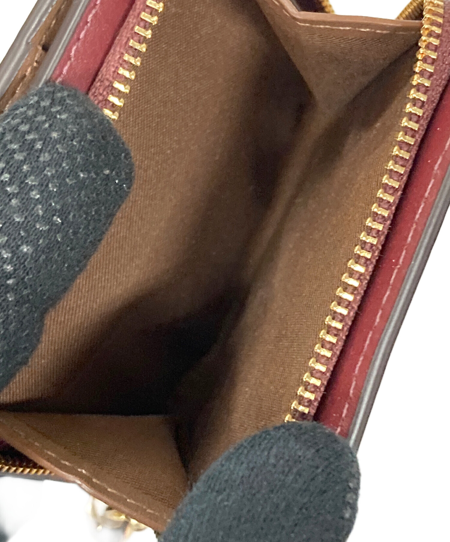 中古・古着通販】COACH (コーチ) 2つ折り財布 花柄 サイズ:実寸サイズ