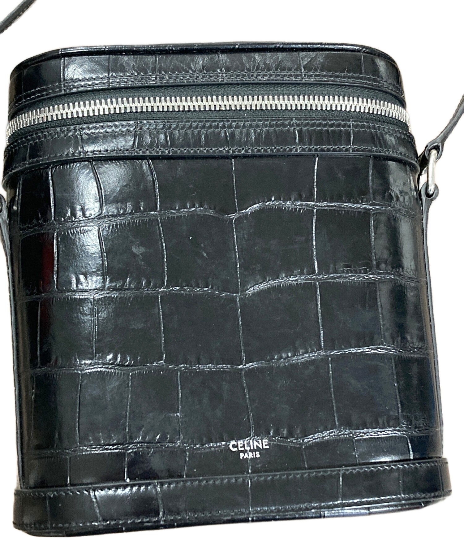 中古・古着通販】CELINE (セリーヌ) メッセンジャーバッグ ブラック