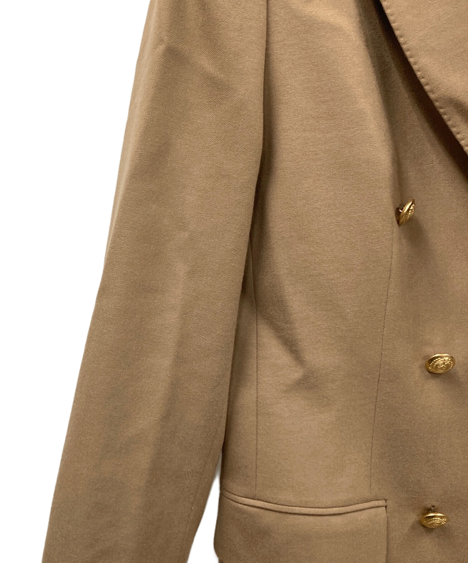 中古・古着通販】BURBERRY (バーバリー) テーラードジャケット カーキ