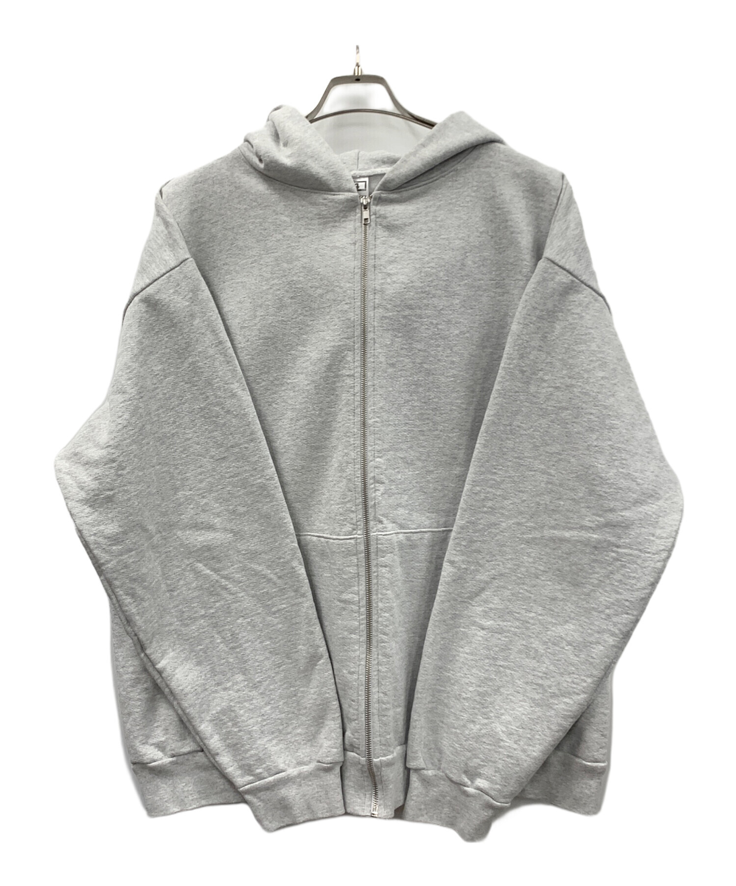 ロサンゼルスアパレル　14oz ジップパーカー　アッシュグレー　Mサイズ　美品 中古・古着通販】LOS ANGELES APPAREL (ロサンゼルスアパレル) 14oz