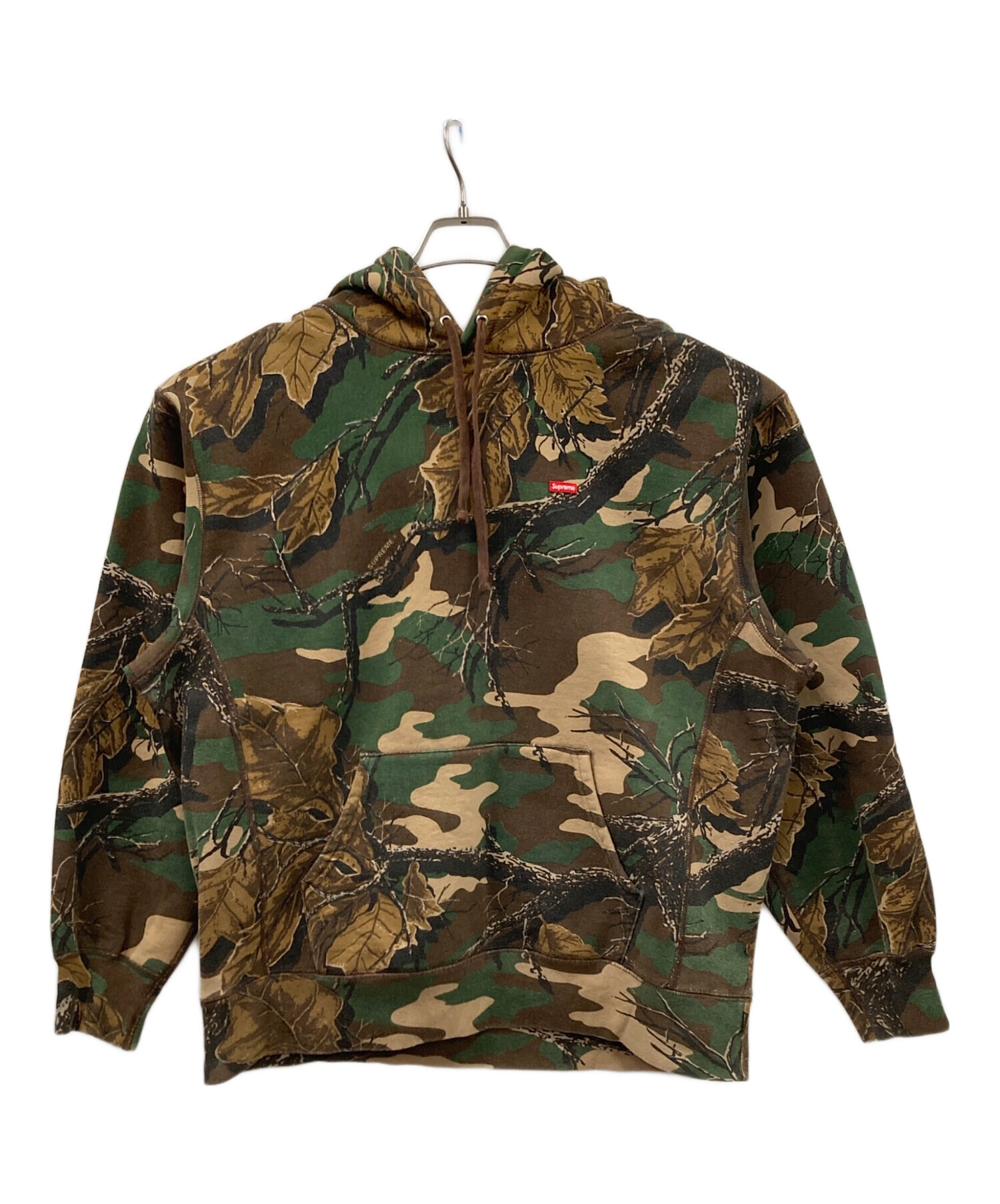 中古・古着通販】SUPREME (シュプリーム) プルオーバーパーカー カーキ