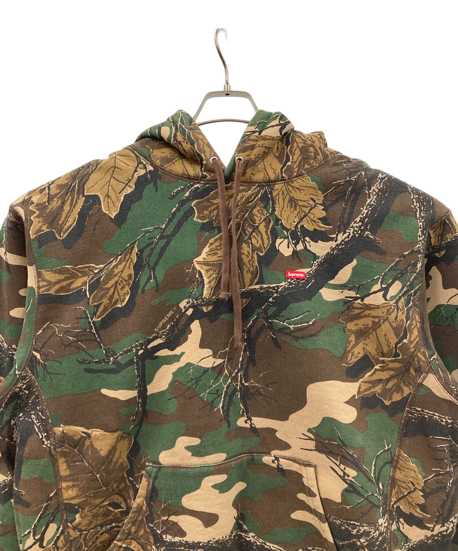 中古・古着通販】SUPREME (シュプリーム) プルオーバーパーカー カーキ