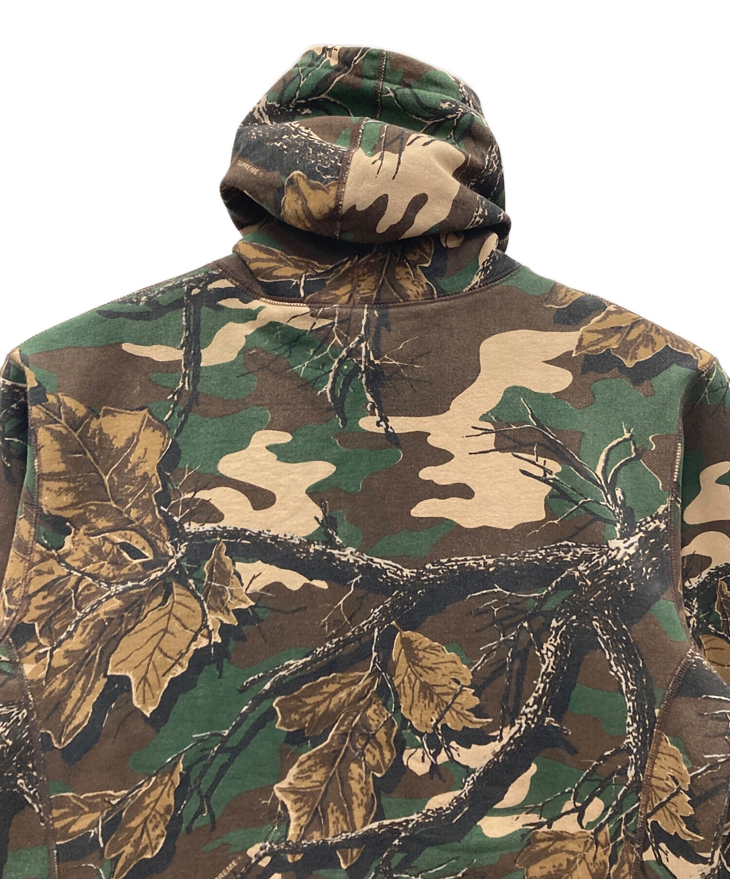 中古・古着通販】SUPREME (シュプリーム) プルオーバーパーカー カーキ