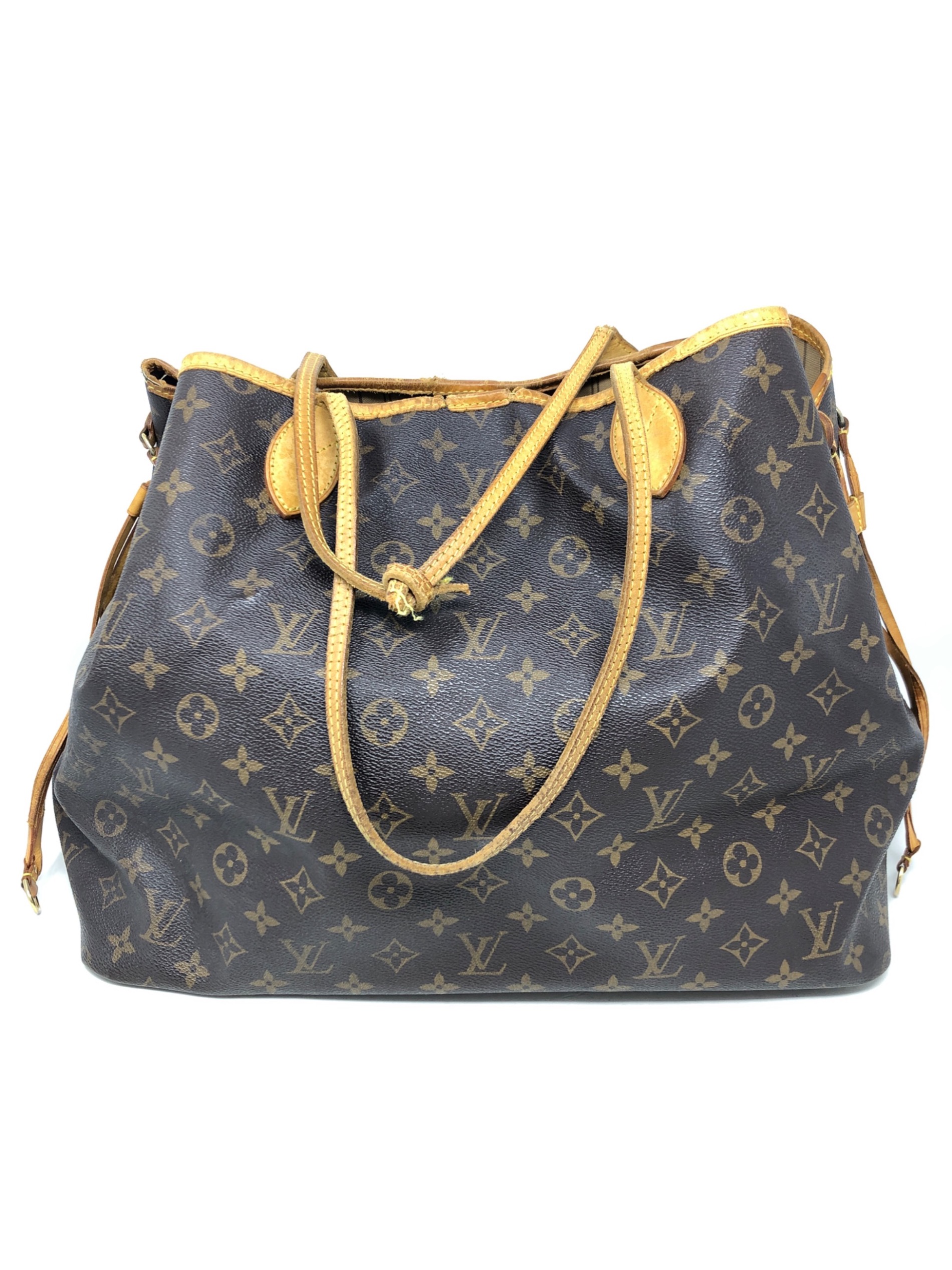 【中古】ルイヴィトン/LOUIS VUITTON/モノグラム/トートバッグ ルイヴィトン トートバッグ ネヴァーフルMM モネ ポーチ付 M43358
