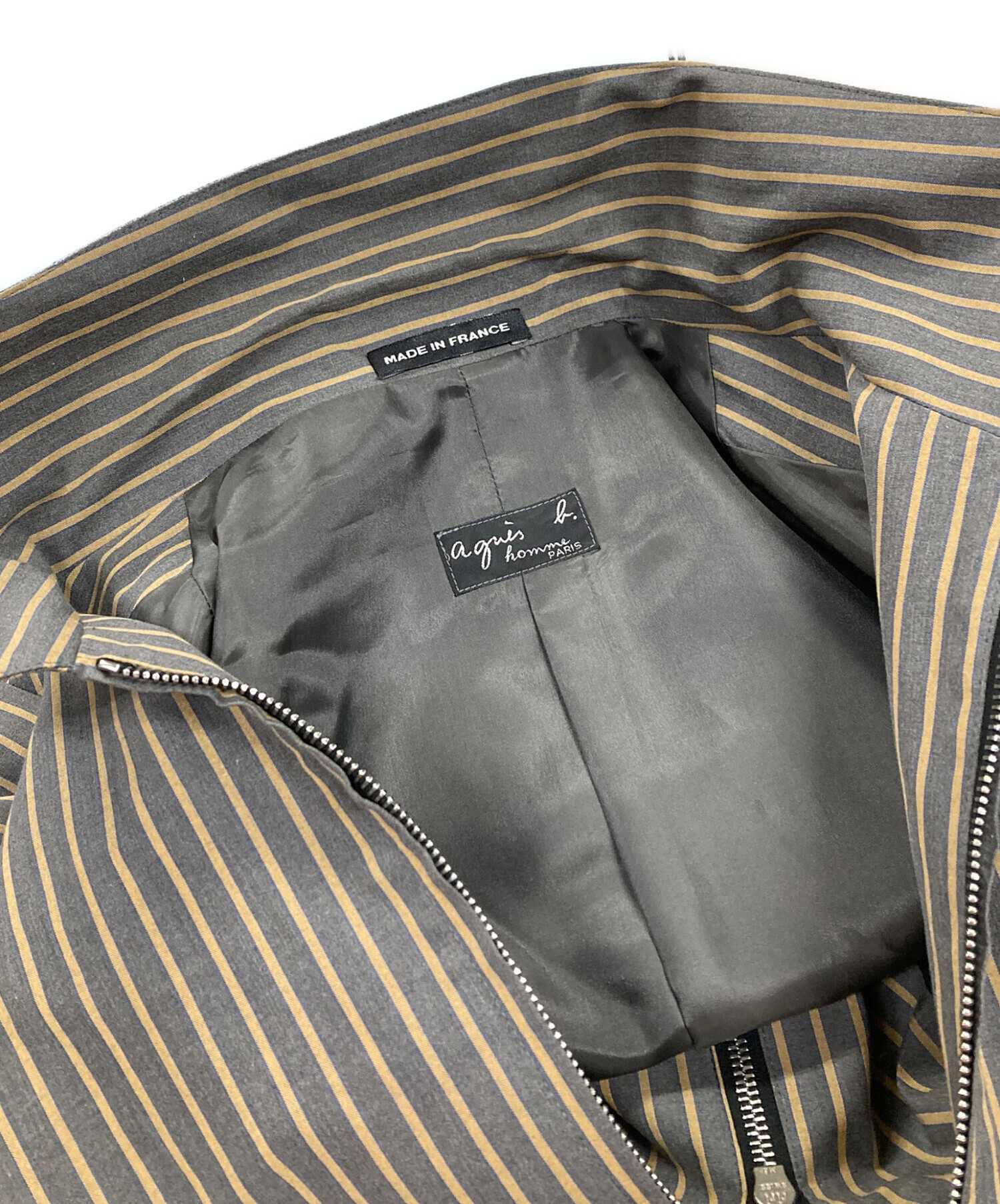 中古・古着通販】agnes b homme (アニエスベーオム) ブルゾン グレー