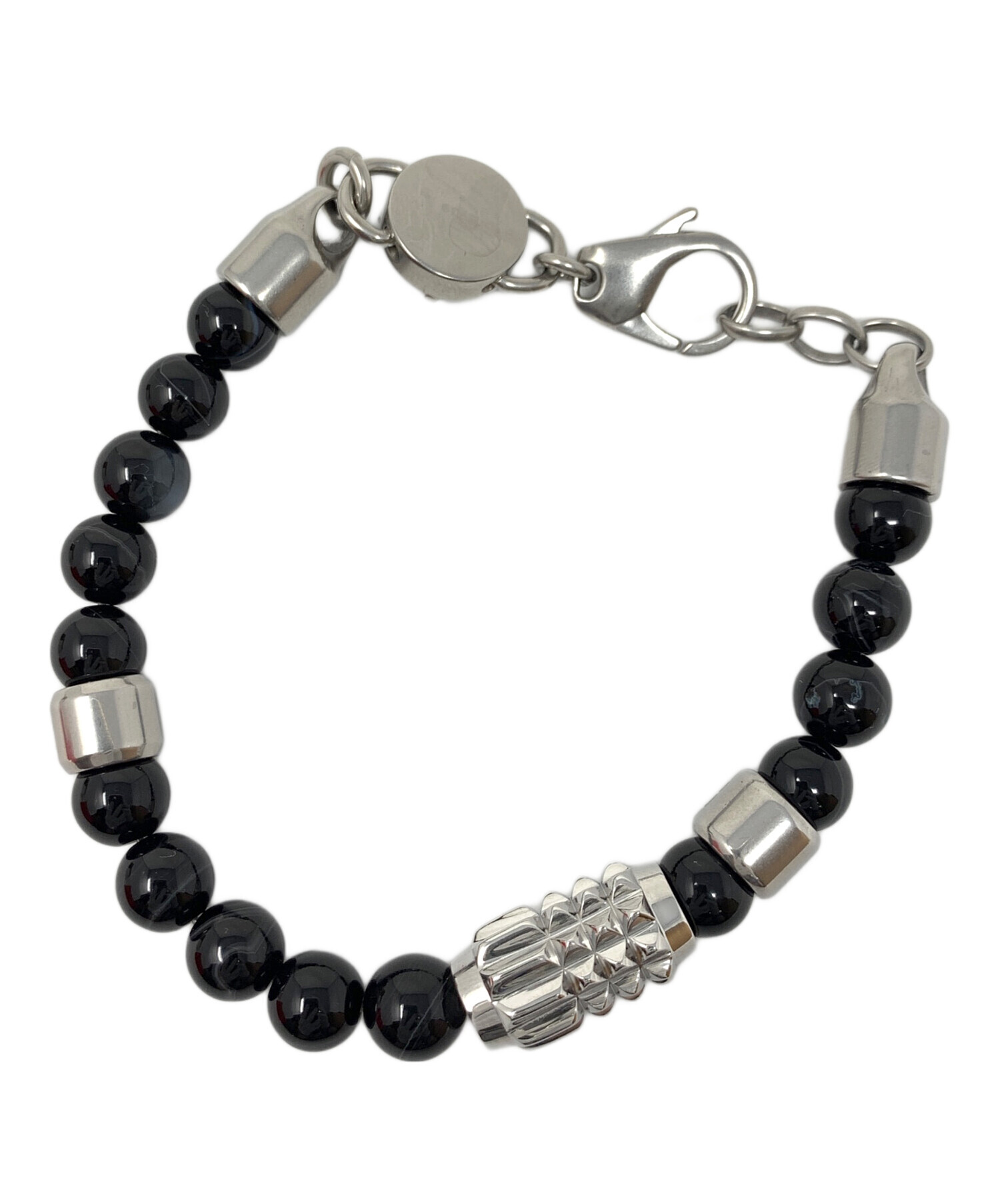 中古・古着通販】DIESEL (ディーゼル) ブレスレット ビーズ ブラック 