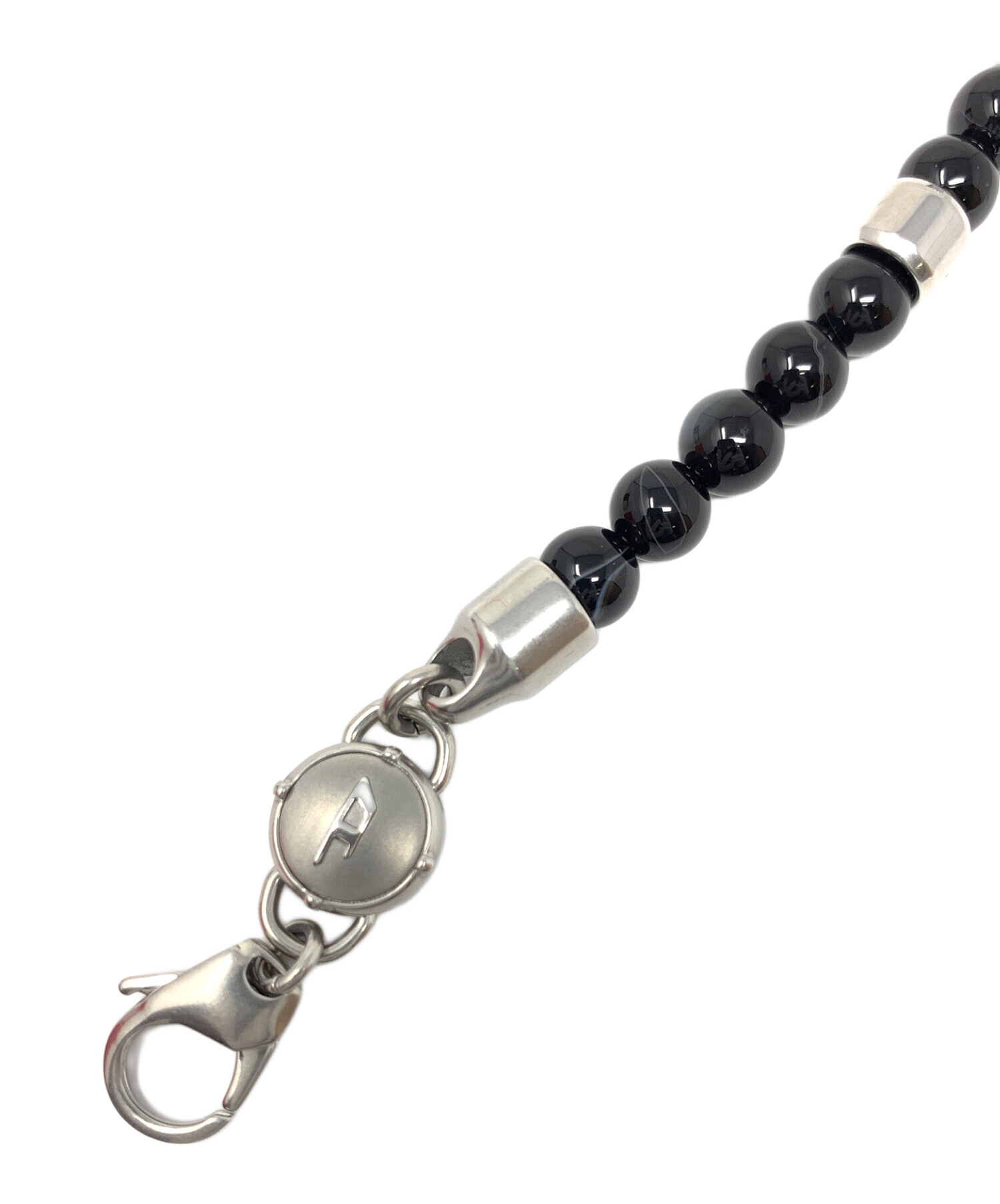 中古・古着通販】DIESEL (ディーゼル) ブレスレット ビーズ ブラック 