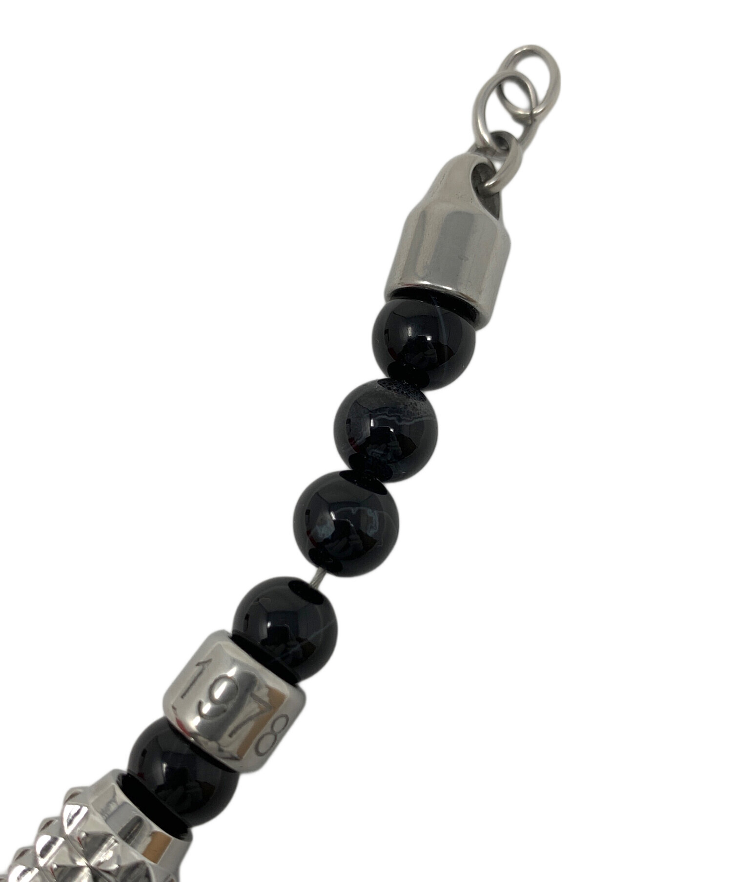 中古・古着通販】DIESEL (ディーゼル) ブレスレット ビーズ ブラック 
