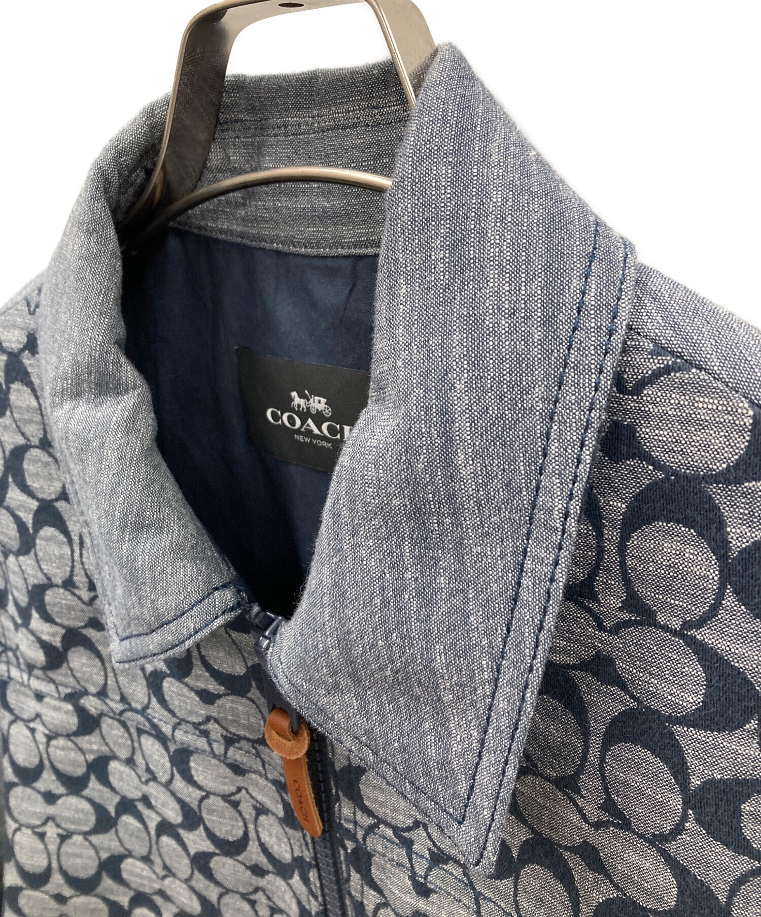 中古・古着通販】COACH (コーチ) ジャケット SIGNATURE CHAMBRAY 