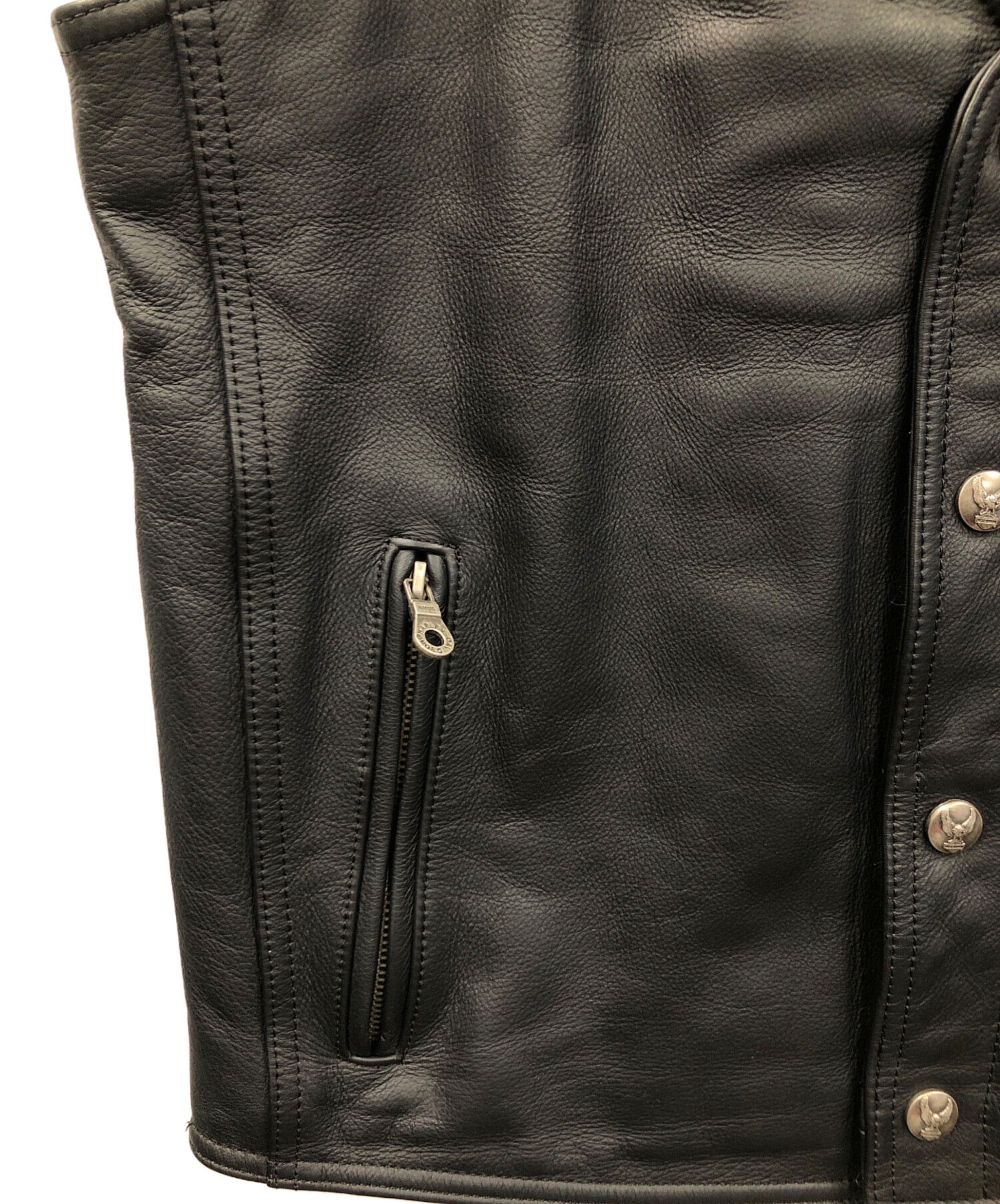 中古・古着通販】HARLEY-DAVIDSON (ハーレーダビッドソン) レザー