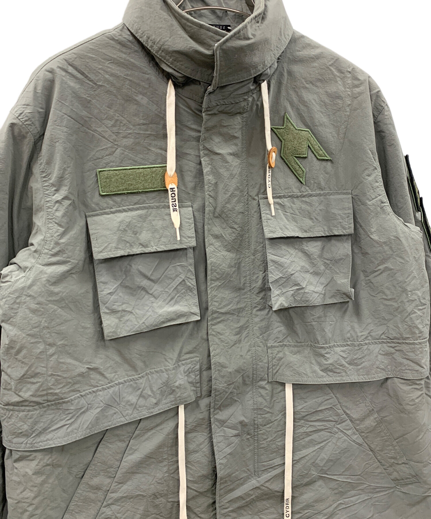 中古・古着通販】CYDERHOUSE (サイダーハウス) モッズコート オリーブ
