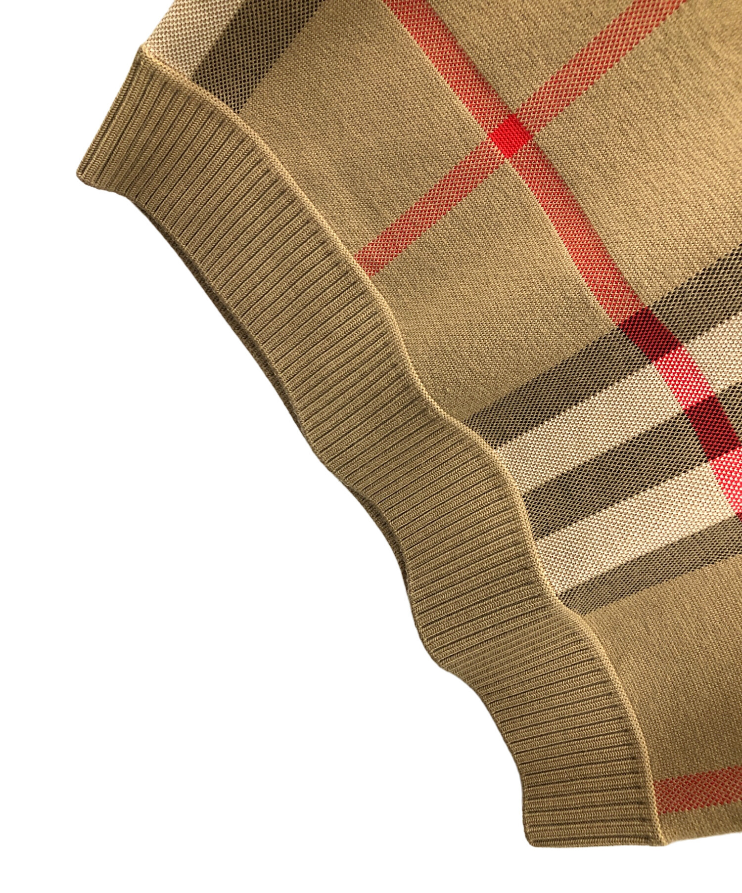 中古・古着通販】BURBERRY (バーバリー) クルーネックニット CHECK