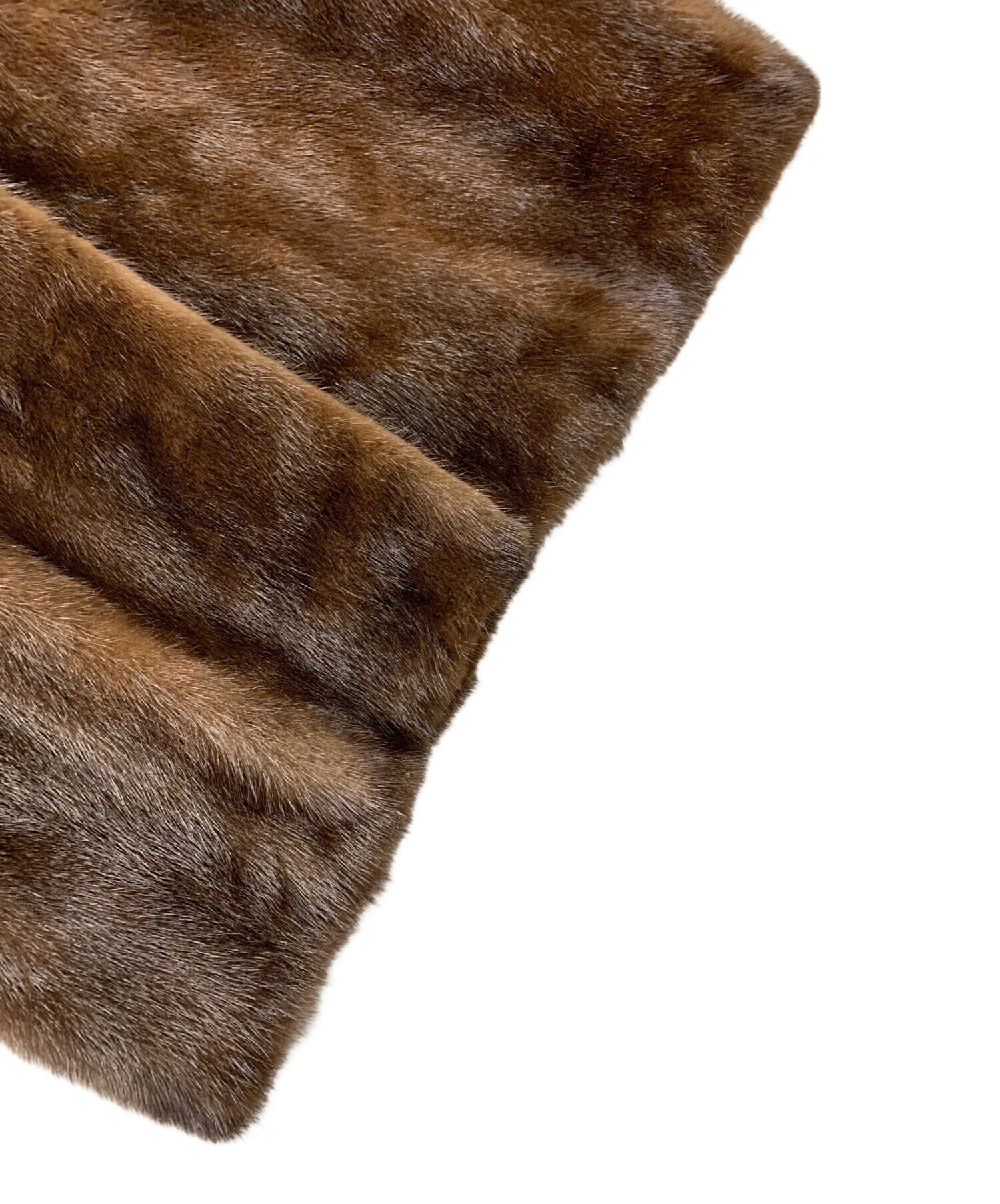 中古・古着通販】SAGA MINK (サガミンク) ミンクコート ブラウン