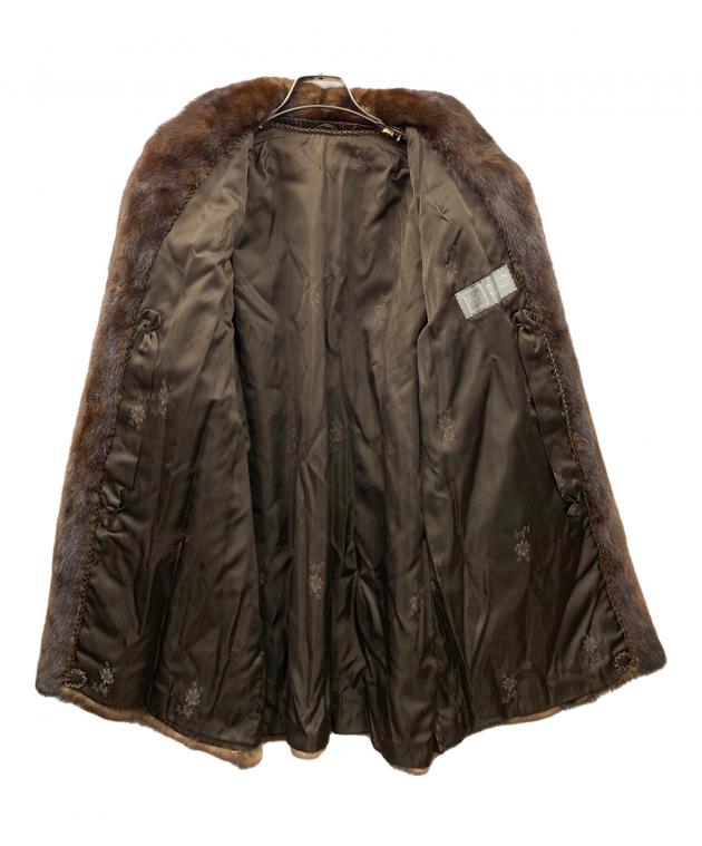 中古・古着通販】SAGA MINK (サガミンク) ミンクコート ブラウン
