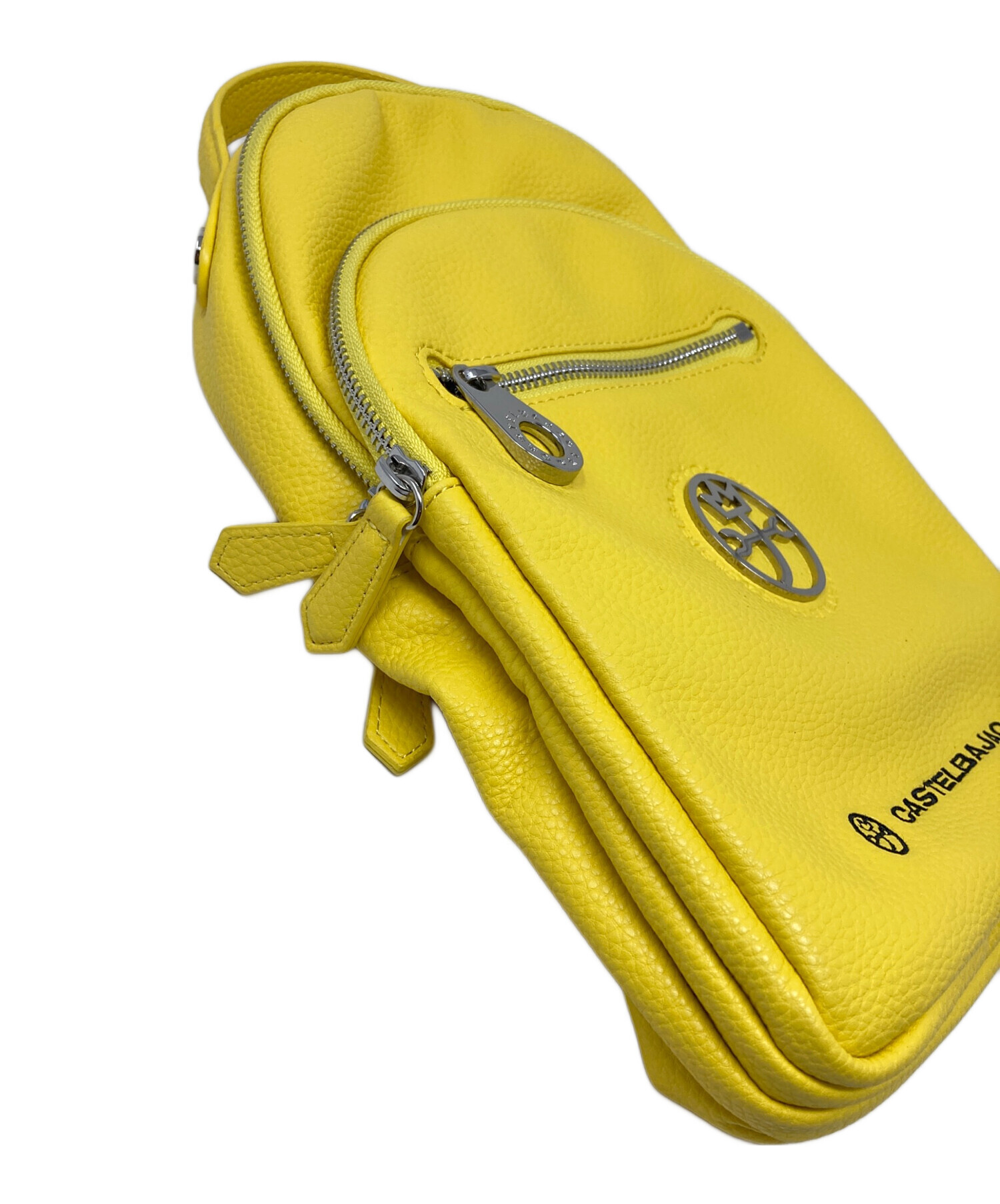 CASTELBAJAC ボディバッグ イエロー 041101 定価18,150円 中古・古着通販】CASTELBAJAC (カステルバジャック) ボディバッグ